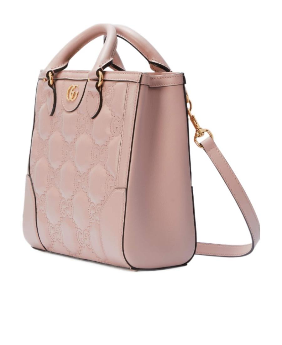 Gucci Gg Logo-Embossed Mini Tote Bag in Pink | Lyst