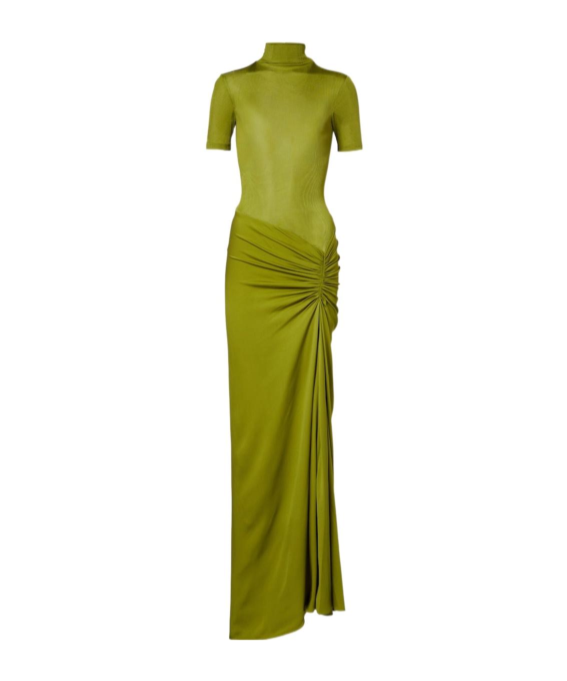 christopher esber pleated dress Theron Pleated Brown Dress by Christopher Esber