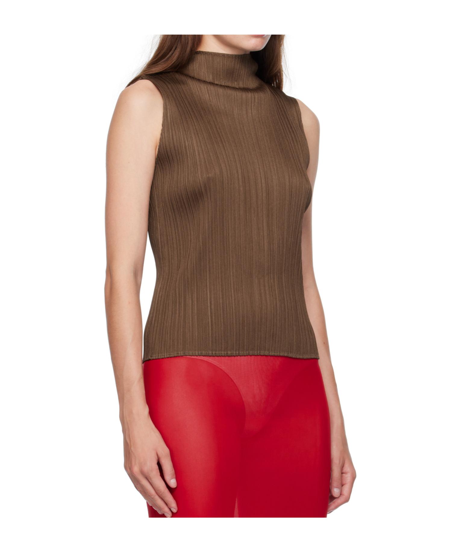 PLEATS PLEASEタンクトップ Pleats Please Issey Miyake Pleated Shell Tank | Saks Fifth
