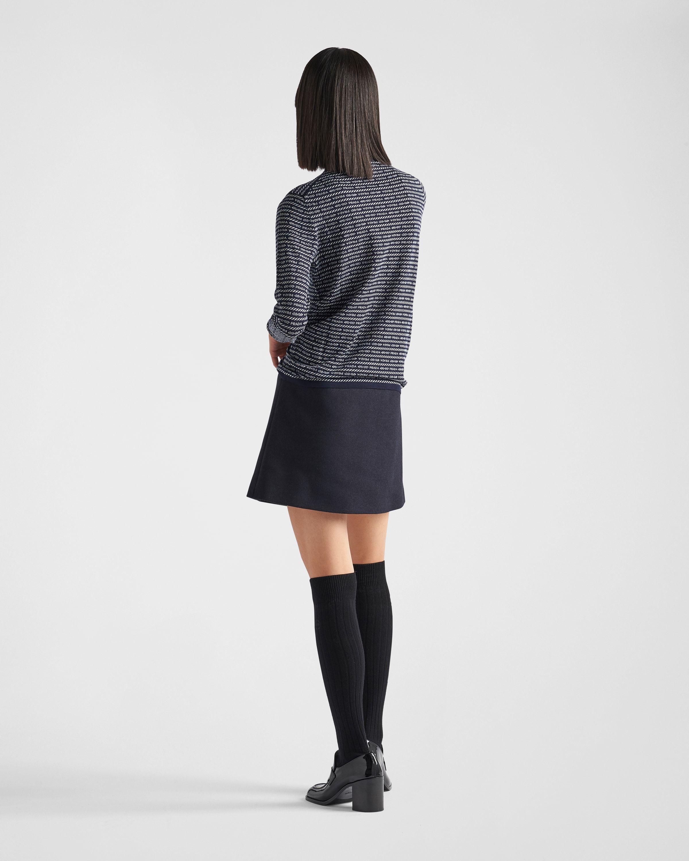 【プラダ・PRADA】Wool miniskirt Prada Black Wool Mini Skirt | italist