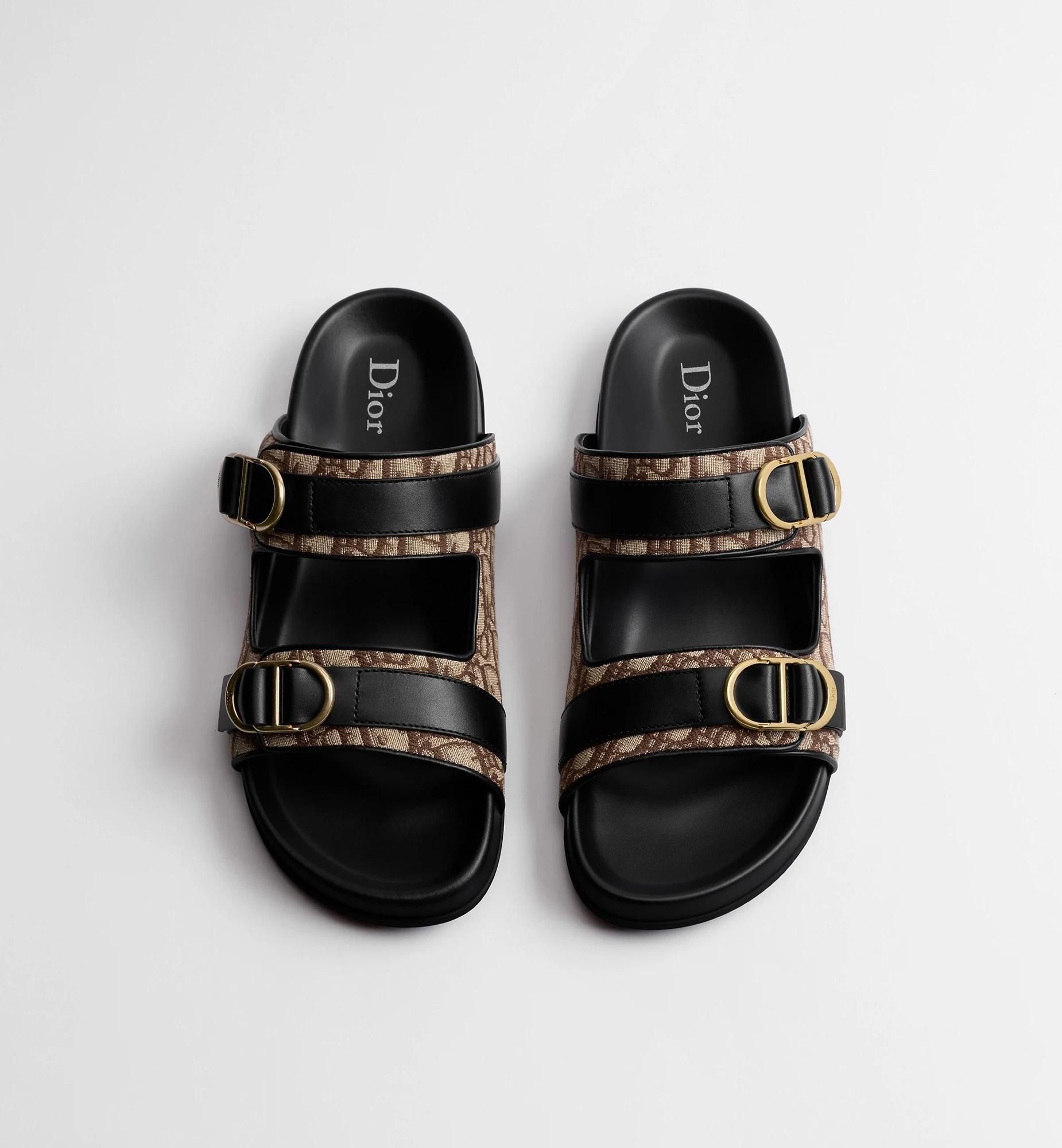 Black Dior Sandals and Slides for Men | Lyst