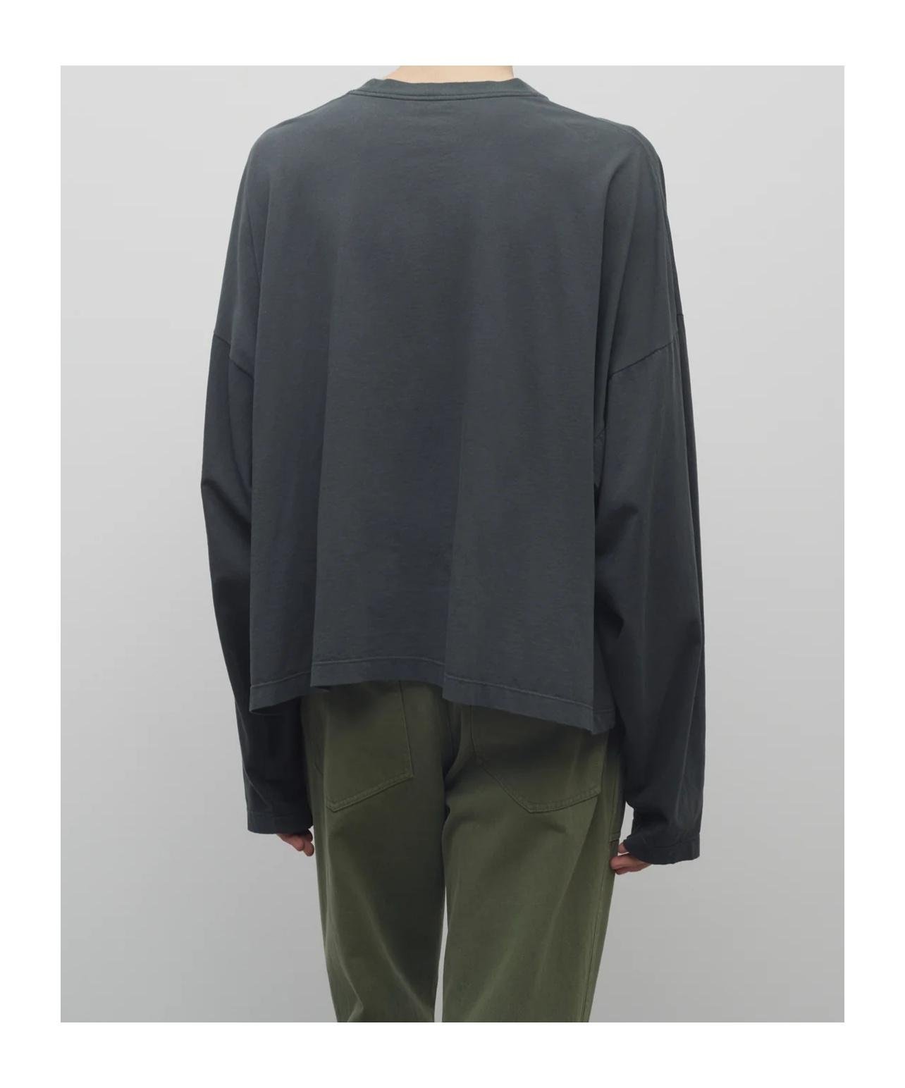 【関税込み】The Row グレー Drago 長袖Tシャツ The Row: グレー Drago 長袖Tシャツ | SSENSE 日本