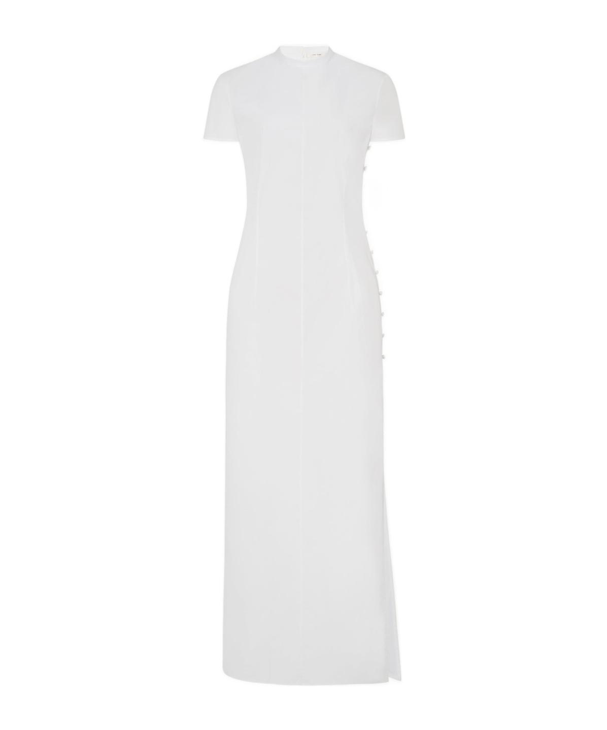 white wrap dress White wrap midi dress – Piure_com