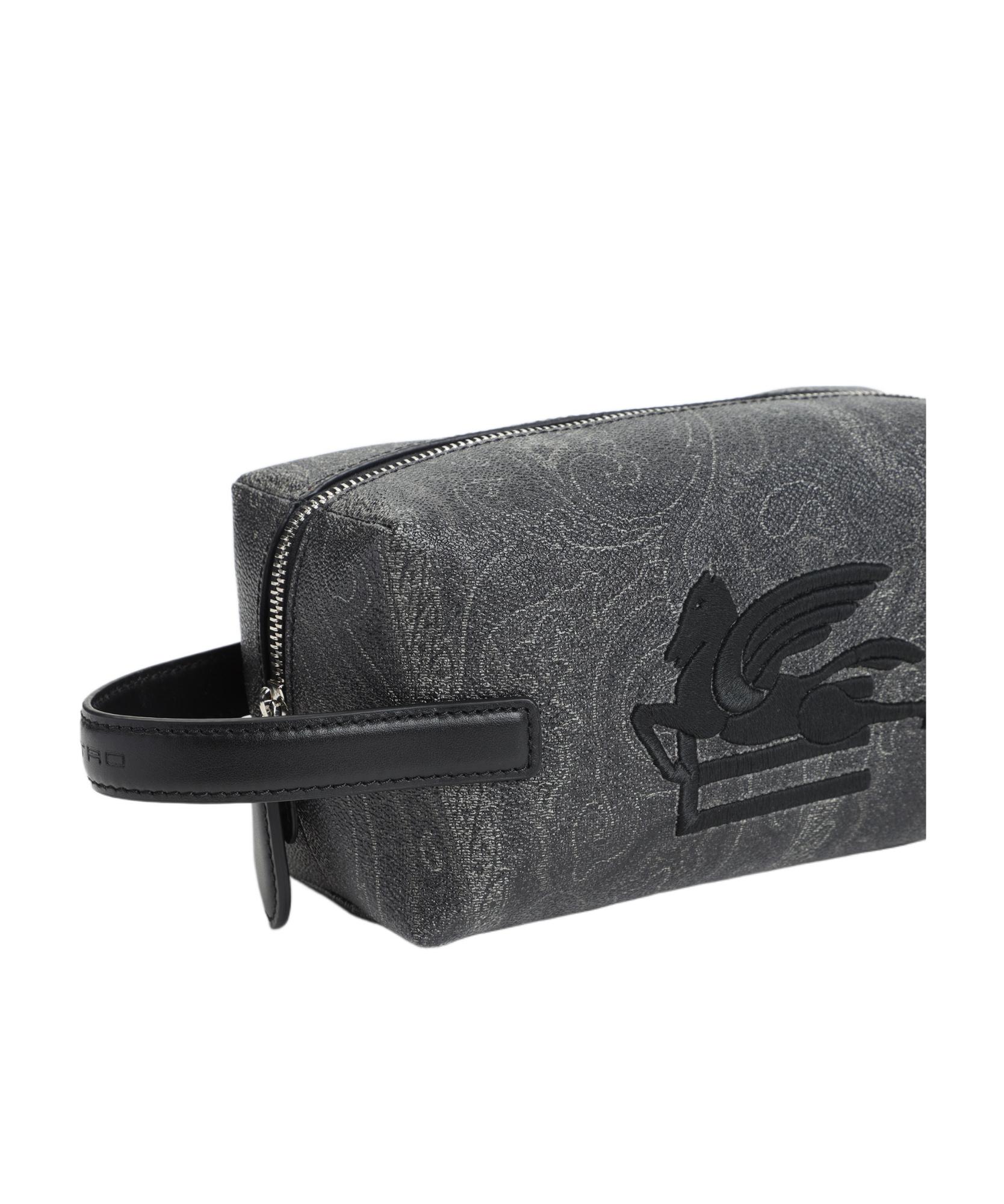 Etro Top Zipped Clutch Bag in Gray for Men | Lyst