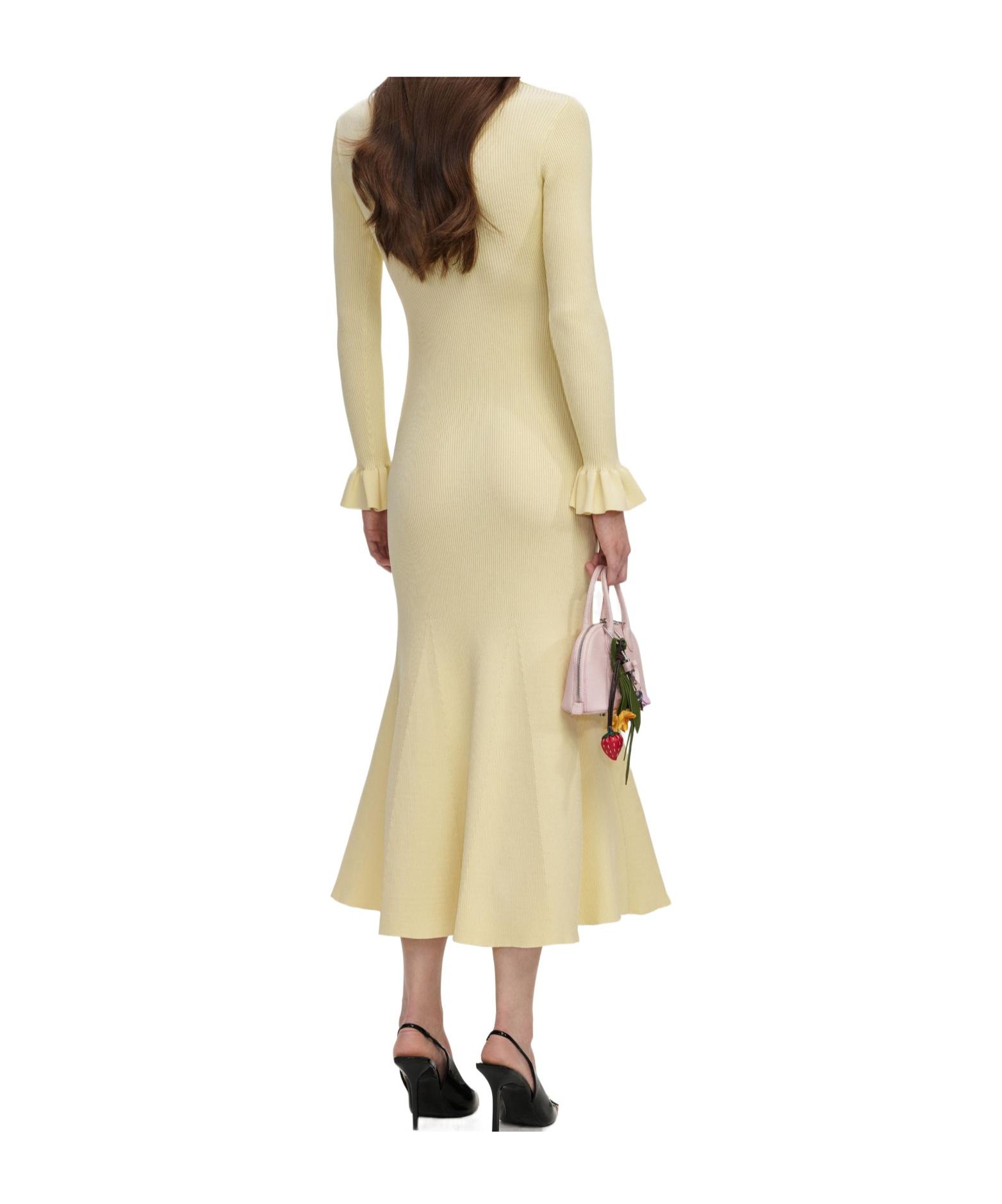 self portrait gold tiered dress Self-Portrait Gold Metallic Tiered Midi Dress