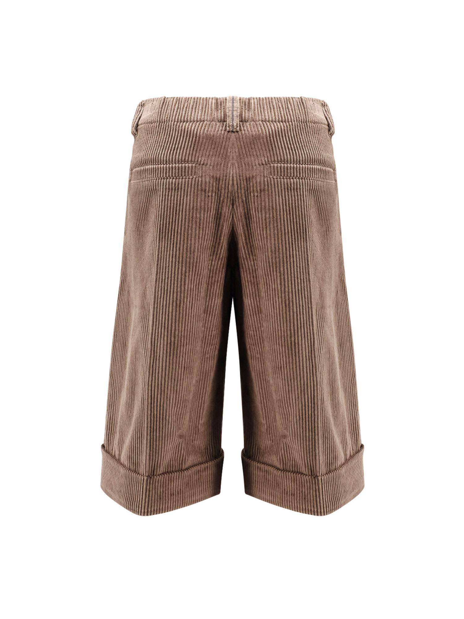 【ブルネロクチネリ】 Shorts - Tailored Shorts ショートパンツ BRUNELLO CUCINELLI(ブルネロクチネリ) ハーフ・ショートパンツ