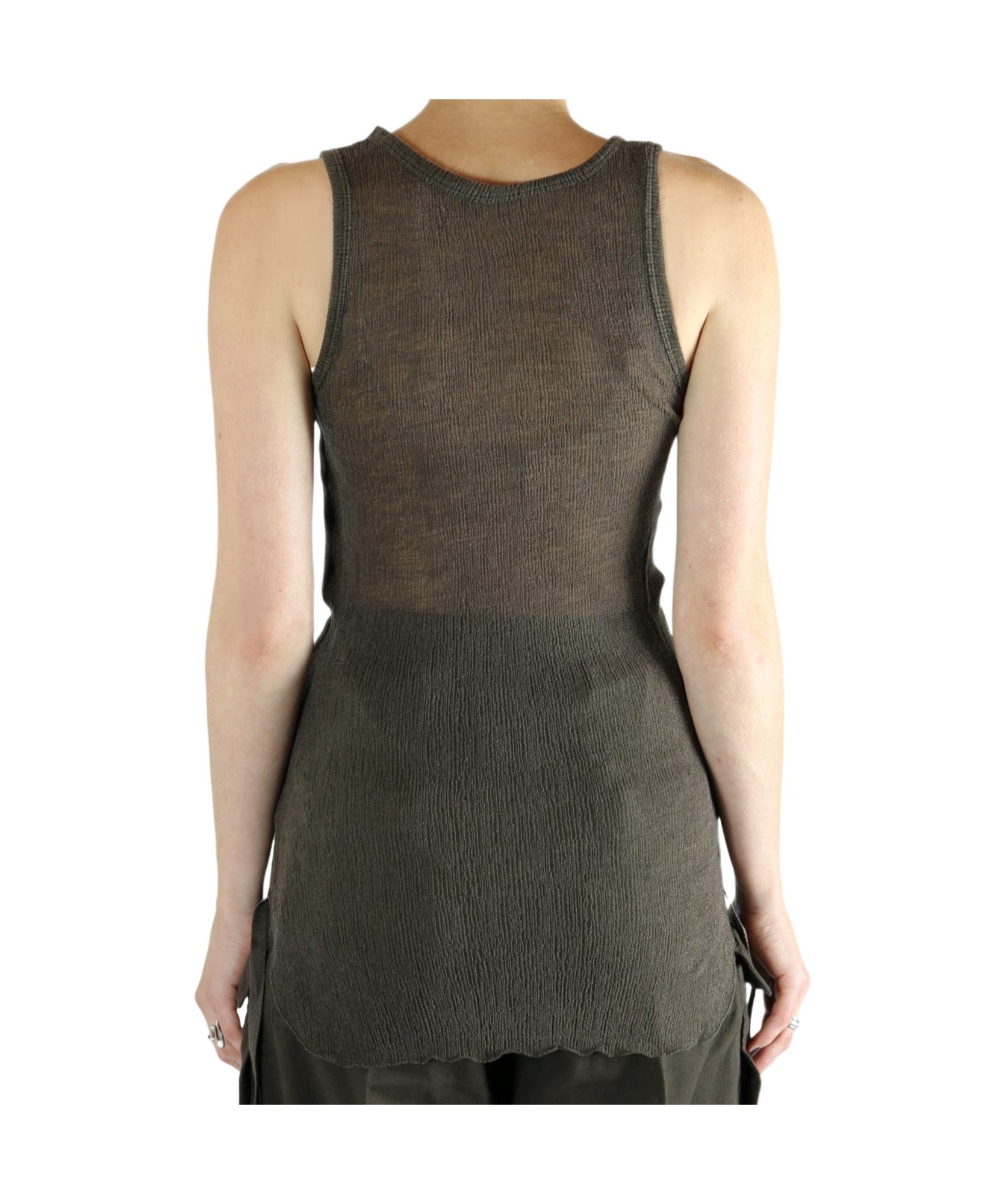 ANN DEMEULEMEESTER ノースリーブ・チュニック ANN DEMEULEMEESTER ノースリーブ・チュニック ANN