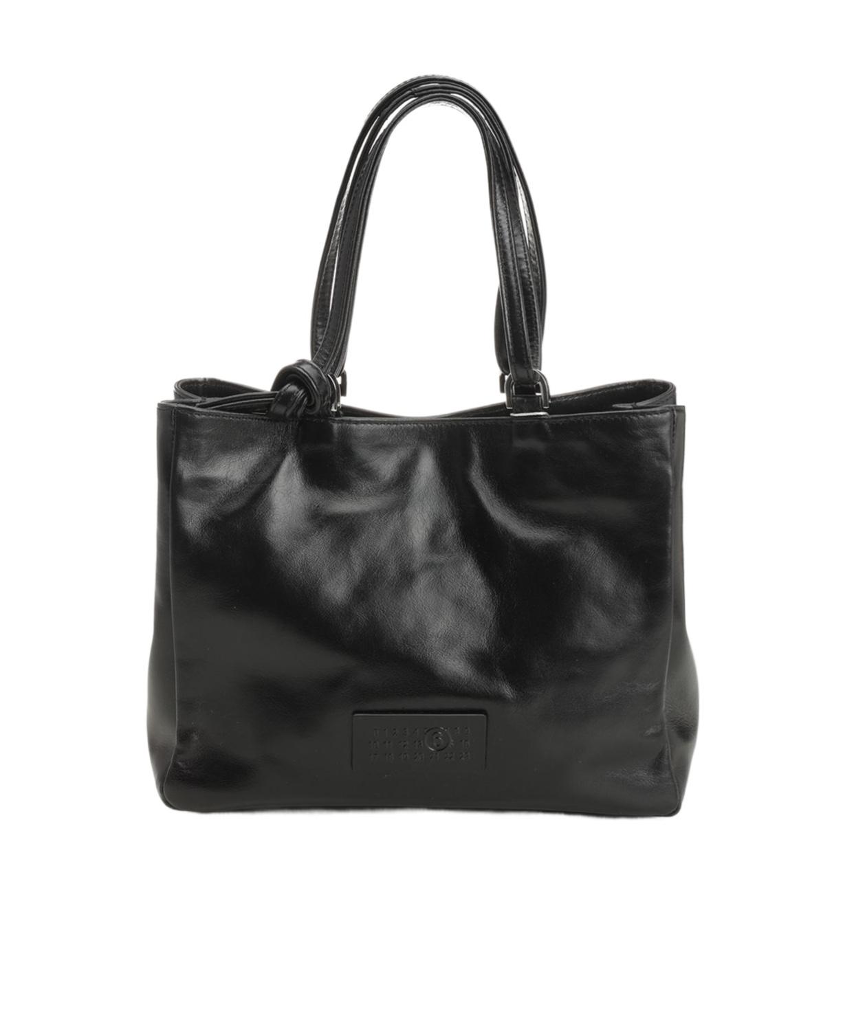 【最安値】MM6 Maison Martin Margiela 黒レザーバッグ MM6 PayPay最大11% エムエムシックス メゾンマルジェラ Maison