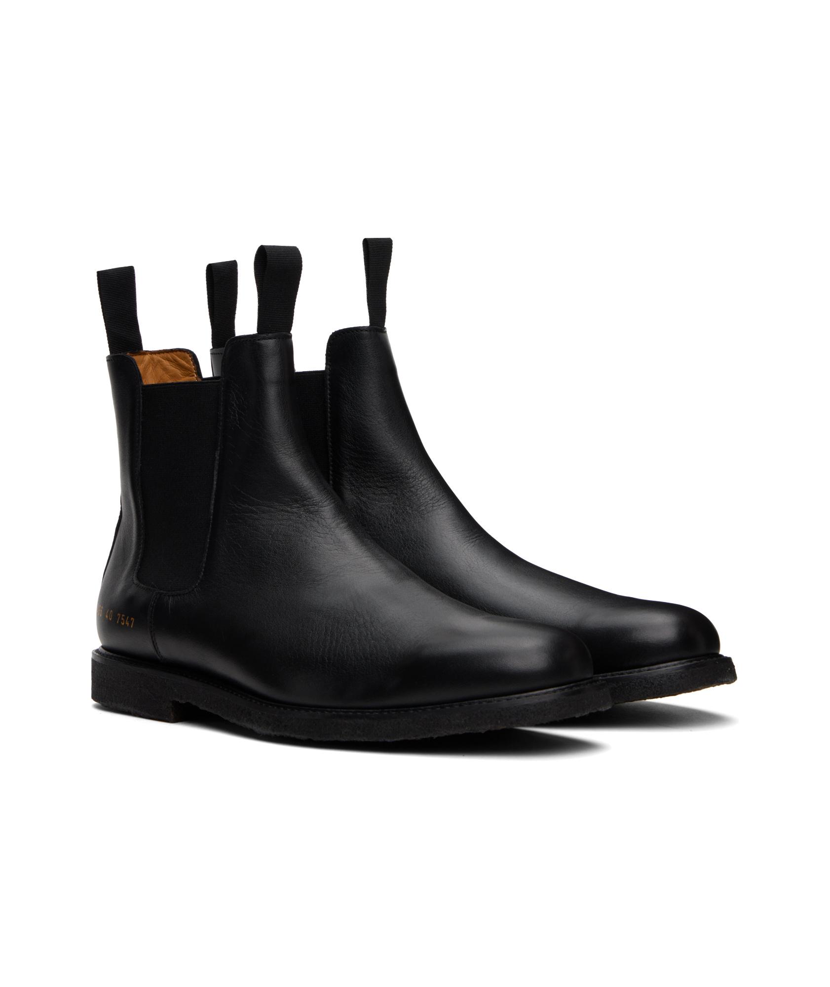 Common Projects Black Leather Boots for Men - Up to 60% off