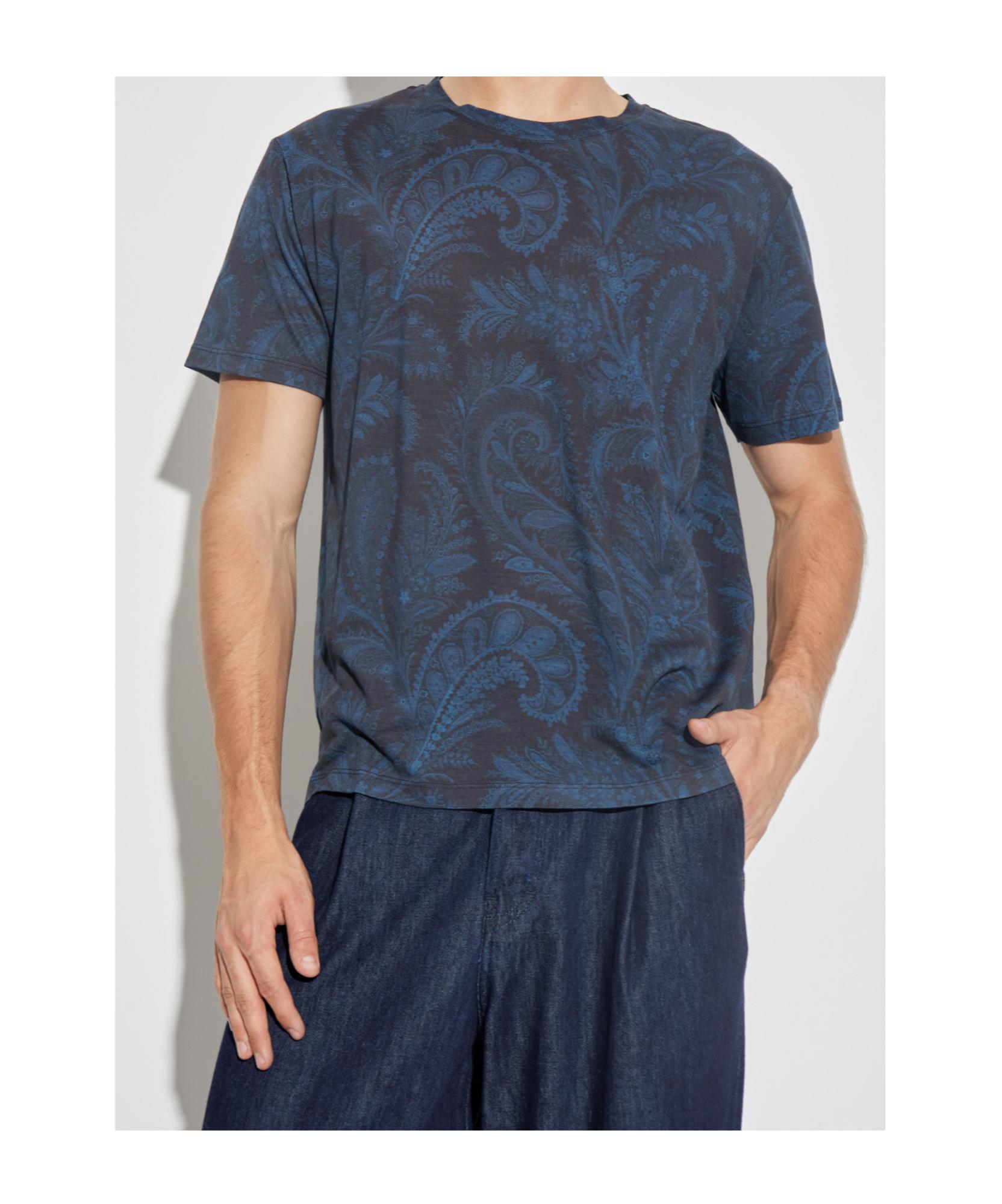 Tシャツ・カットソー Etro Relaxed-Fit Short Sleeve T-Shirt With Embroidered Etro T-shirt with embroidery | Women's Clothing | Vitkac