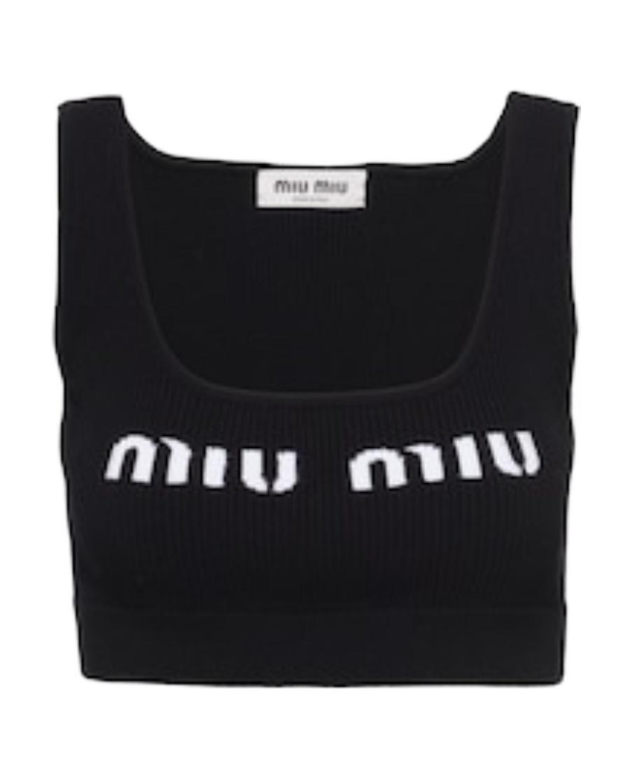 Miu Miu Sleeveless and tank tops for Women | Online Sale up