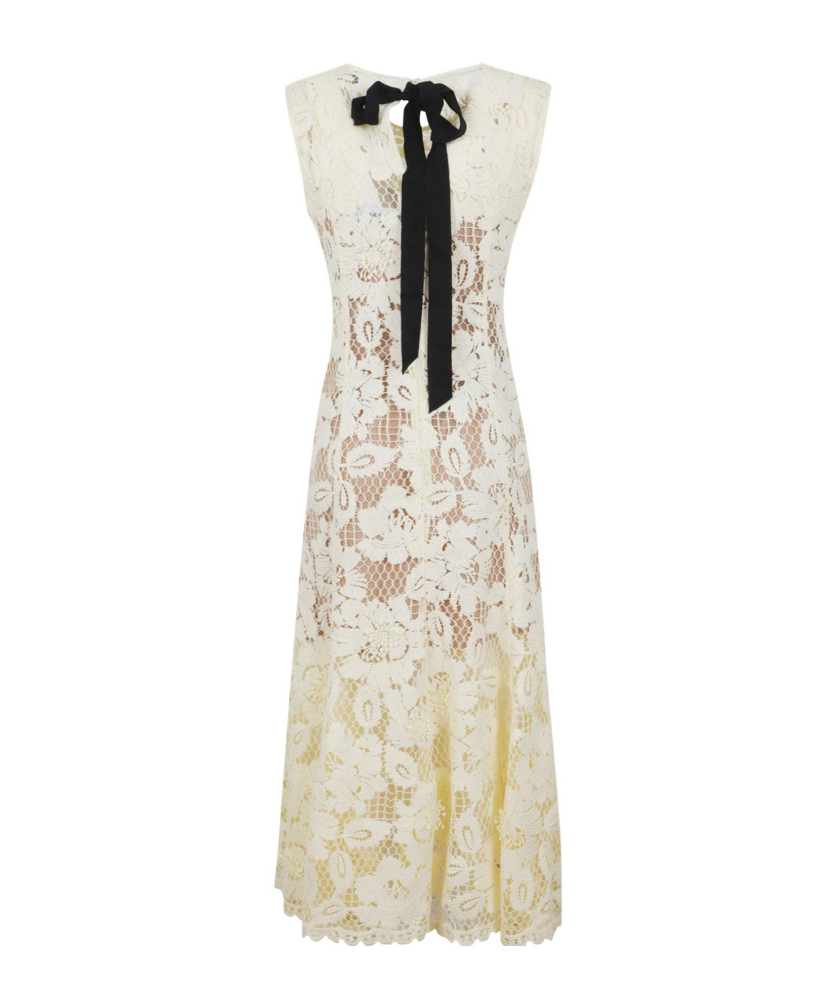 green emerald velvet dress Grey Floral Lace Midi Dress  self-portrait-US