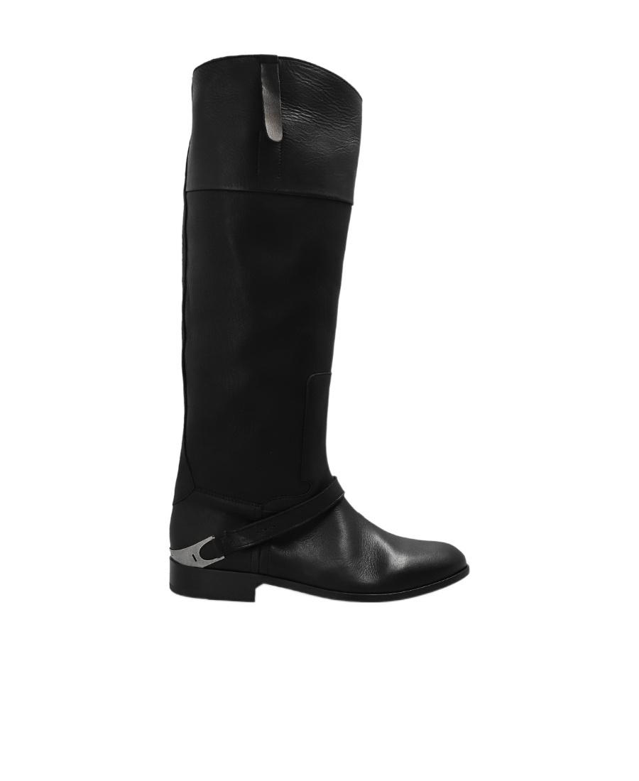 Golden Goose Charlie Logo-Engraved Boots in Black | Lyst Golden Goose Charlie Logo-Engraved Boots in Black | Lyst