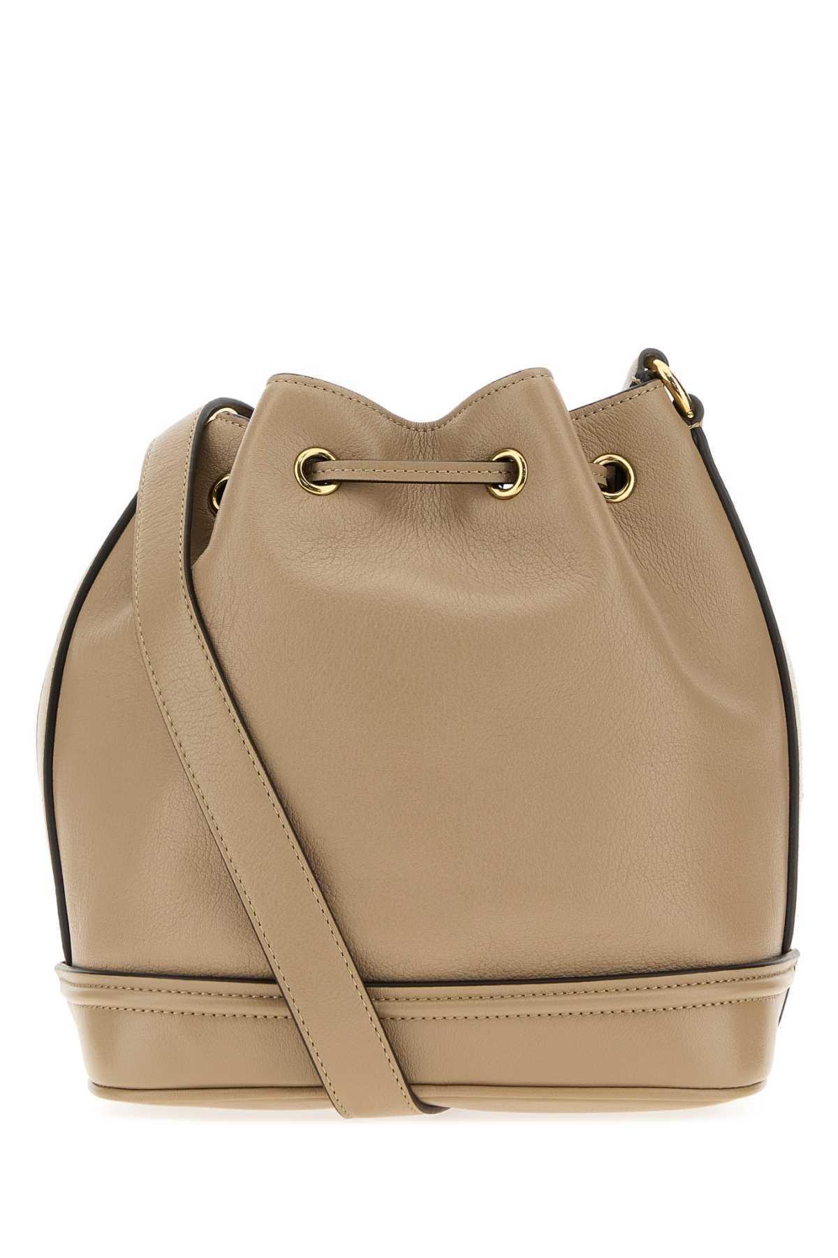 ショルダーバッグ・ポシェット CHLOE Caramel Leather Bucket Bag w421.jpg