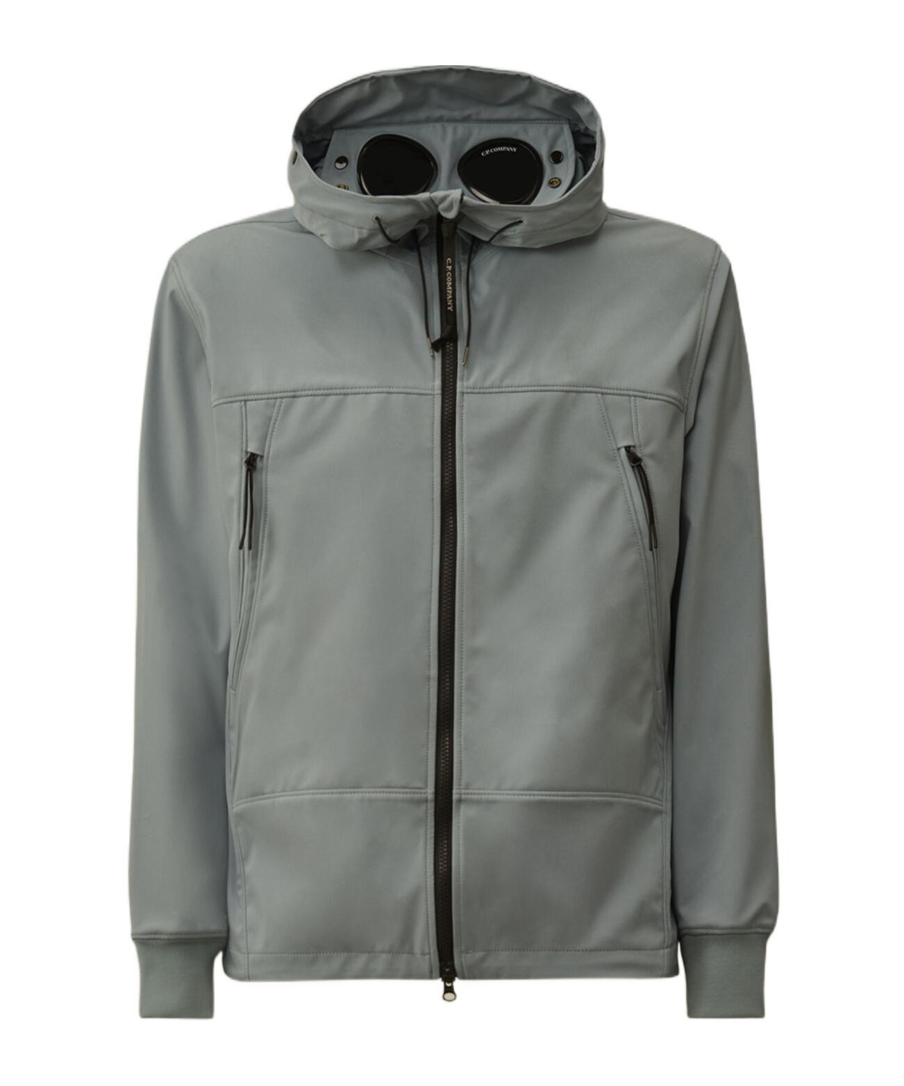 C.P. Company Shell-R Goggle Hooded Jacket in Gray for Men | Lyst