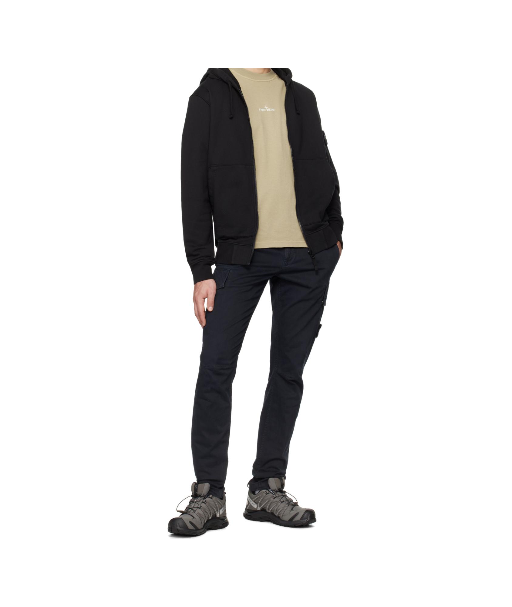 スウェット・トレーナー *STONE * Organic Cotton Diagonal Fleece Old Effect Man Stone Island: Beige Organic Cotton Diagonal Fleece Old