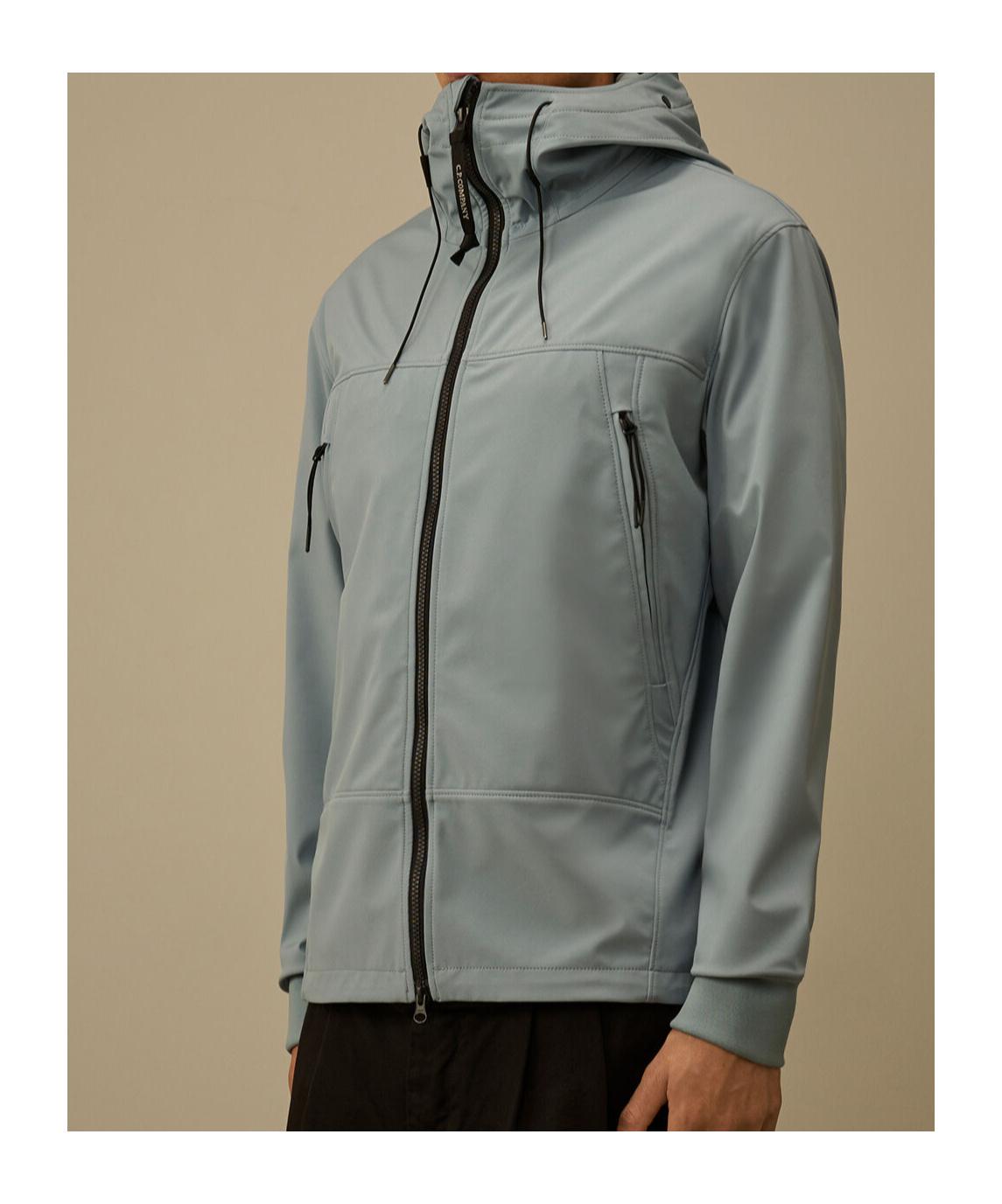 C.P. Company Shell-R Goggle Hooded Jacket in Gray for Men | Lyst