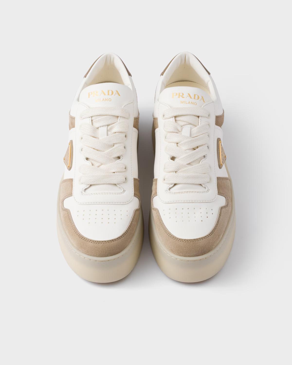 靴 Archive PRADA suede centerzip sneaker Prada Suede Lace-Up Runner Sneakers - Bergdorf Goodman