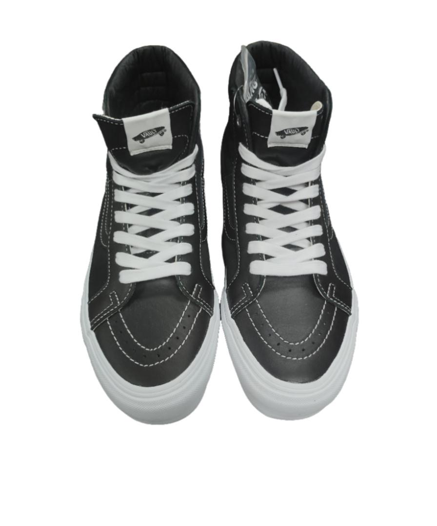 Mastermind Japan Skull Pattern High-Top Skate Shoes in Black for