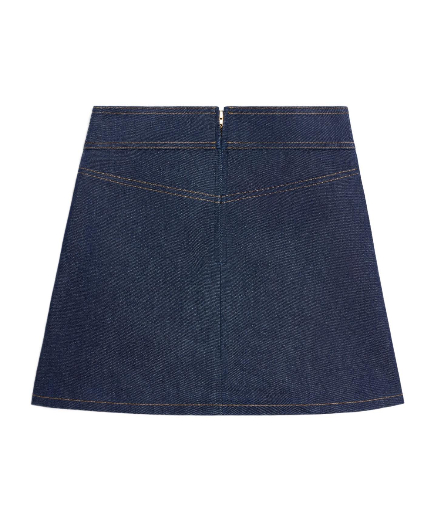 ワンピース CELINE Women Mid Skirts RR06R0842 07IA BLUE Blue Celine Skirts for Women | Lyst