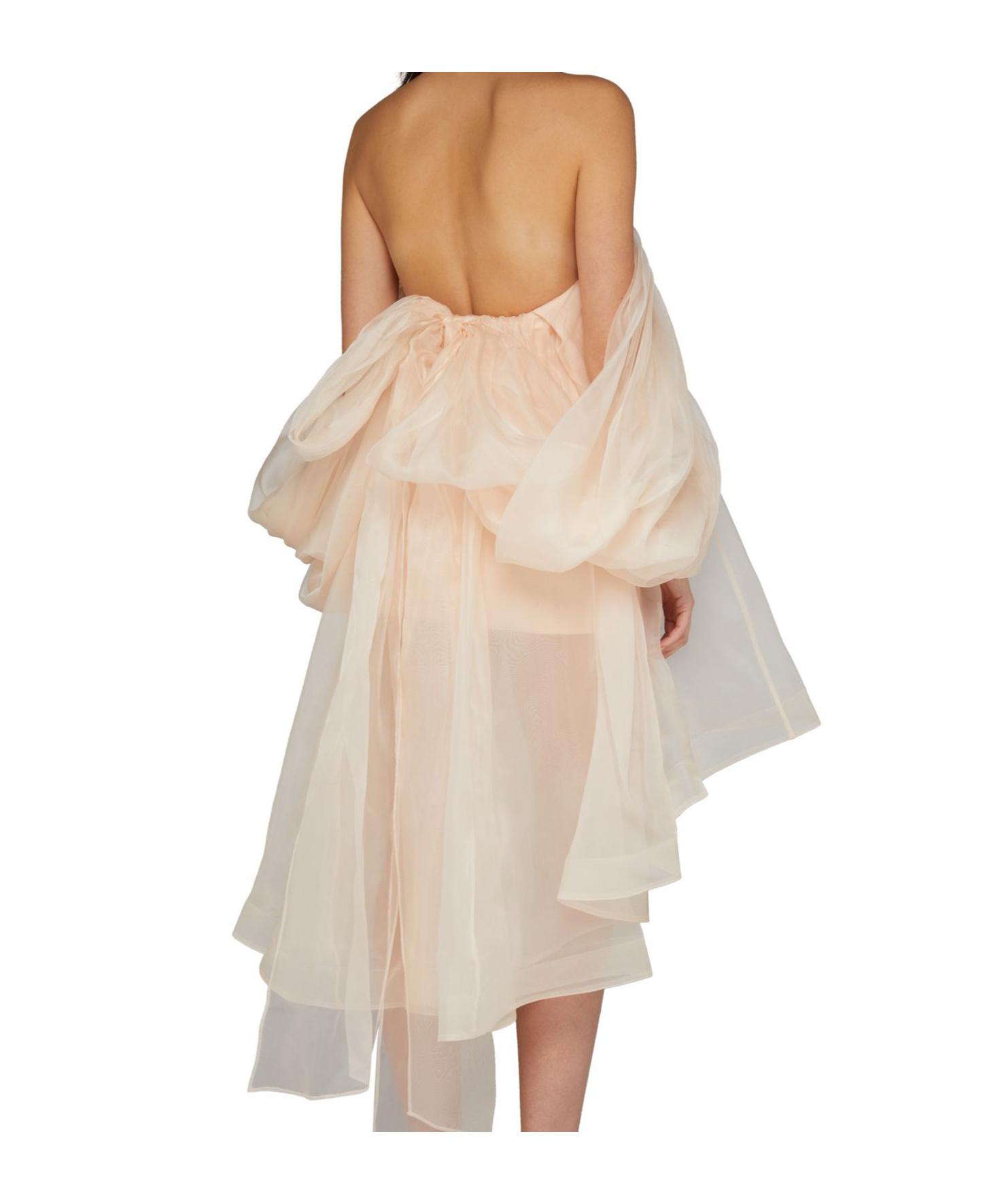 Zimmermann Crush Strapless Mini Dress in White | Lyst
