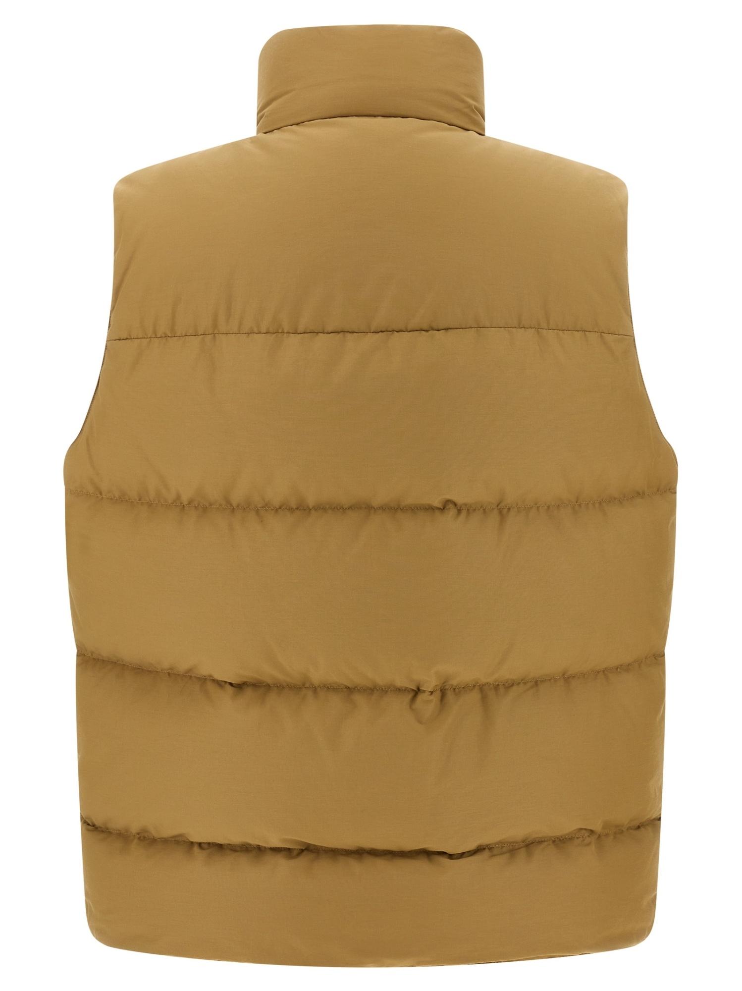 【関税&送料込】Prada Ivory Sleeveless Fur Coat Women's Prada Waistcoats and gilets | Lyst