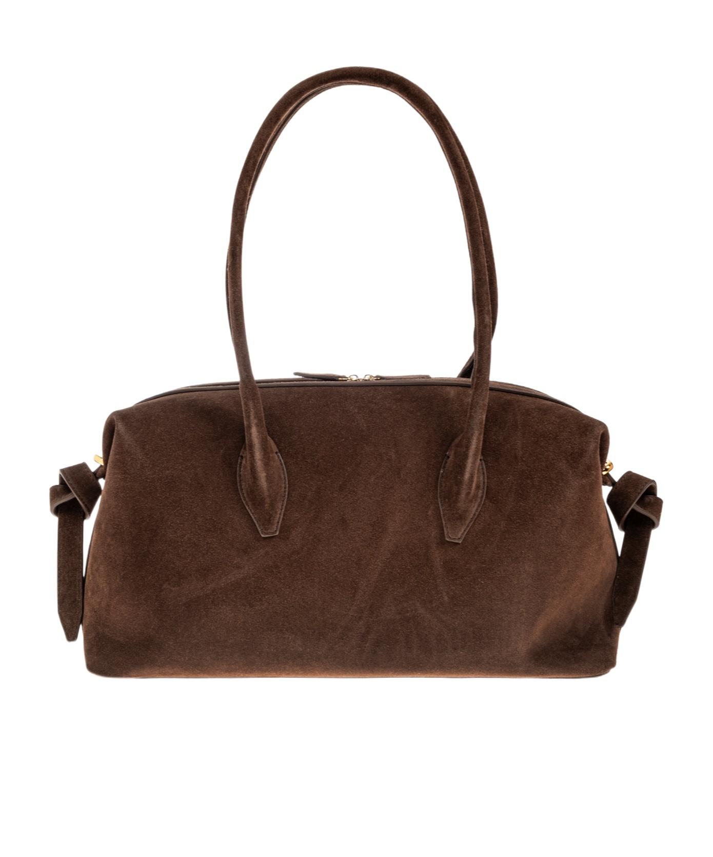 【YUZEFI】MINI PRETZEL SUEDE TOTE BAG - BUTTERSCOTCH PRETZEL - CHOCOLATE SUEDE – Yuzefi