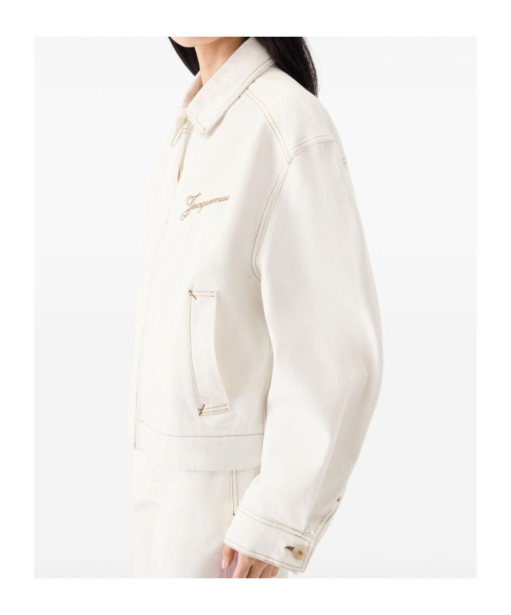 ジャケット JACQUEMUS Women Jackets 241CO0491320110 White The Caraco cropped puffer jacket by JACQUEMUS | Official website