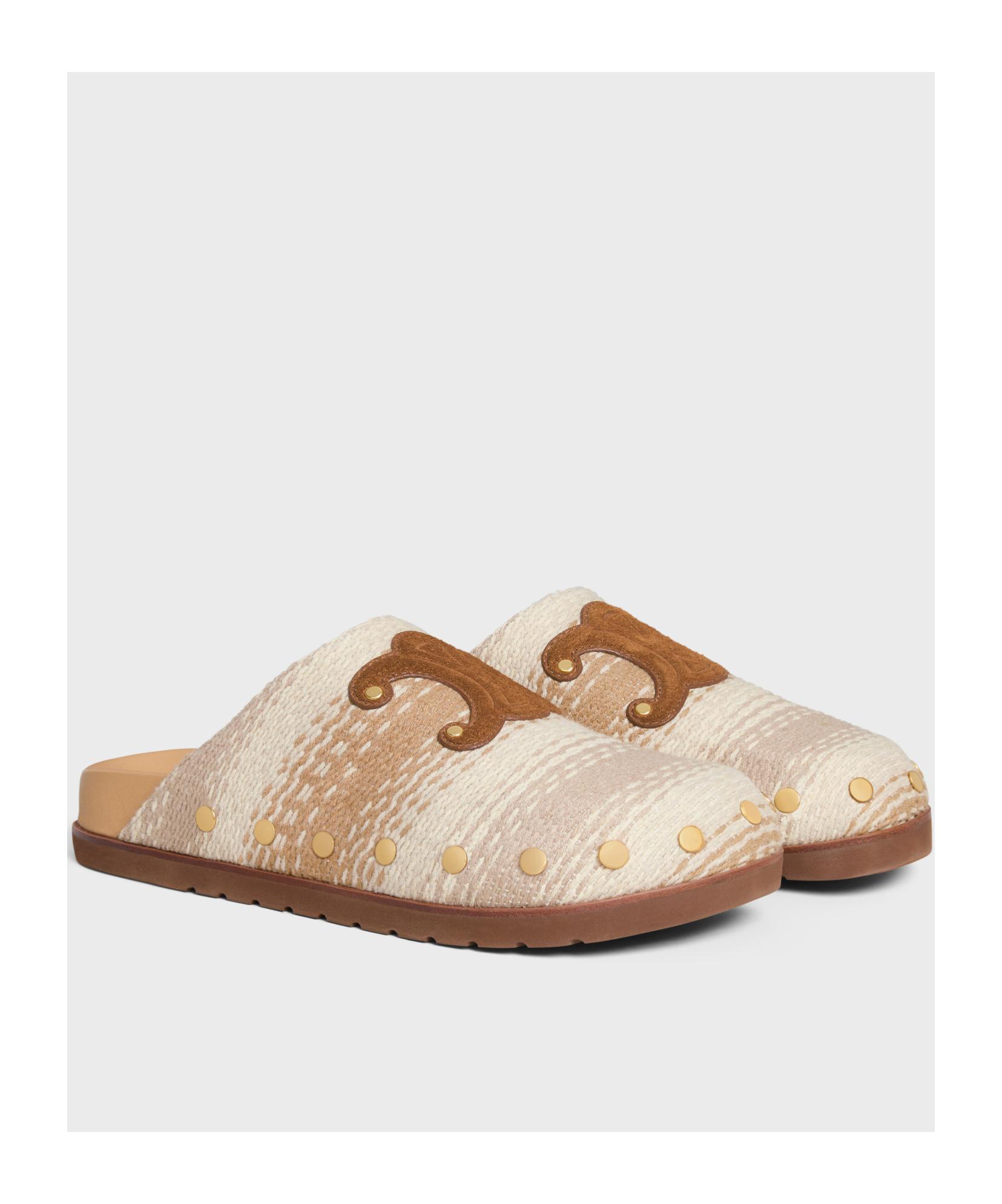 サンダル・ミュール Celine Brown Pitea Clogs Celine Pitea Clog in Brown | Lyst