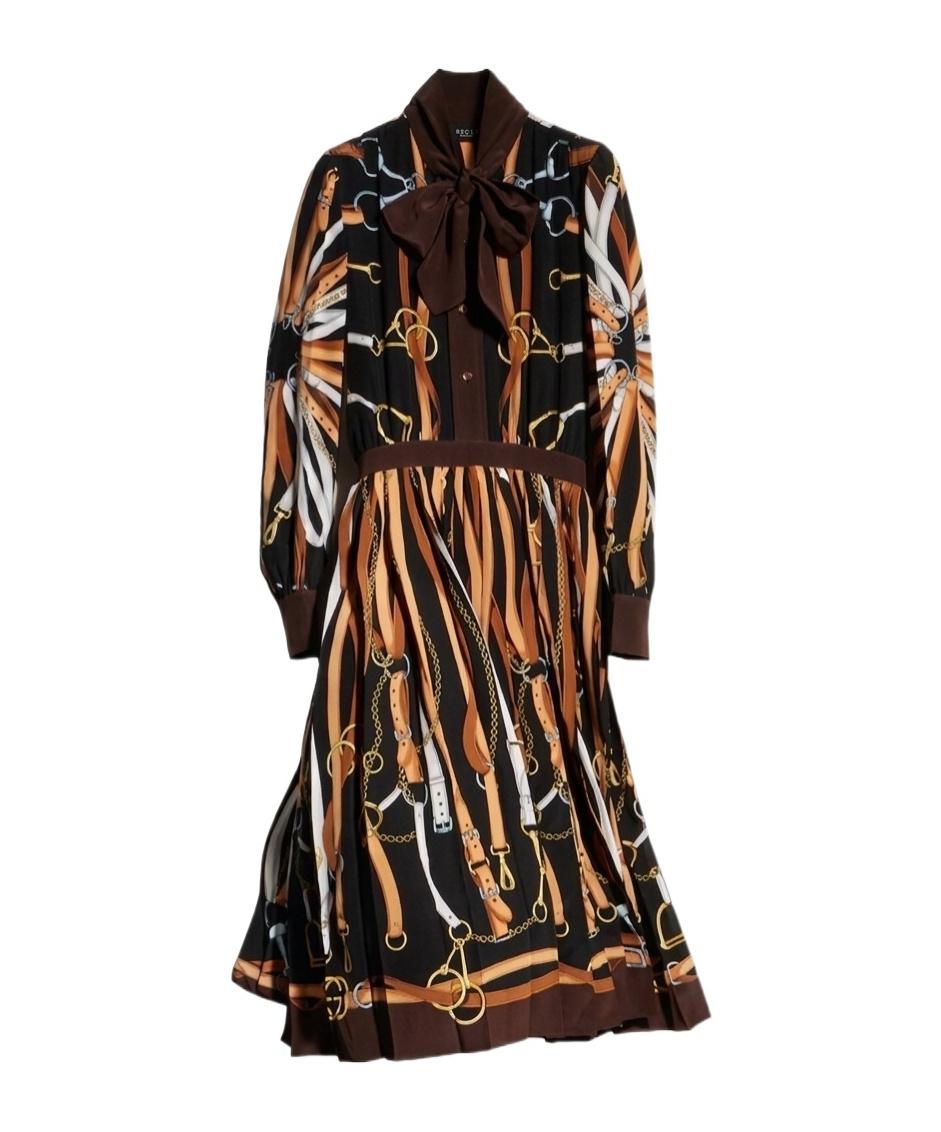 motel rocks halter dress Black Orchids Flock Halterneck Midi Dress