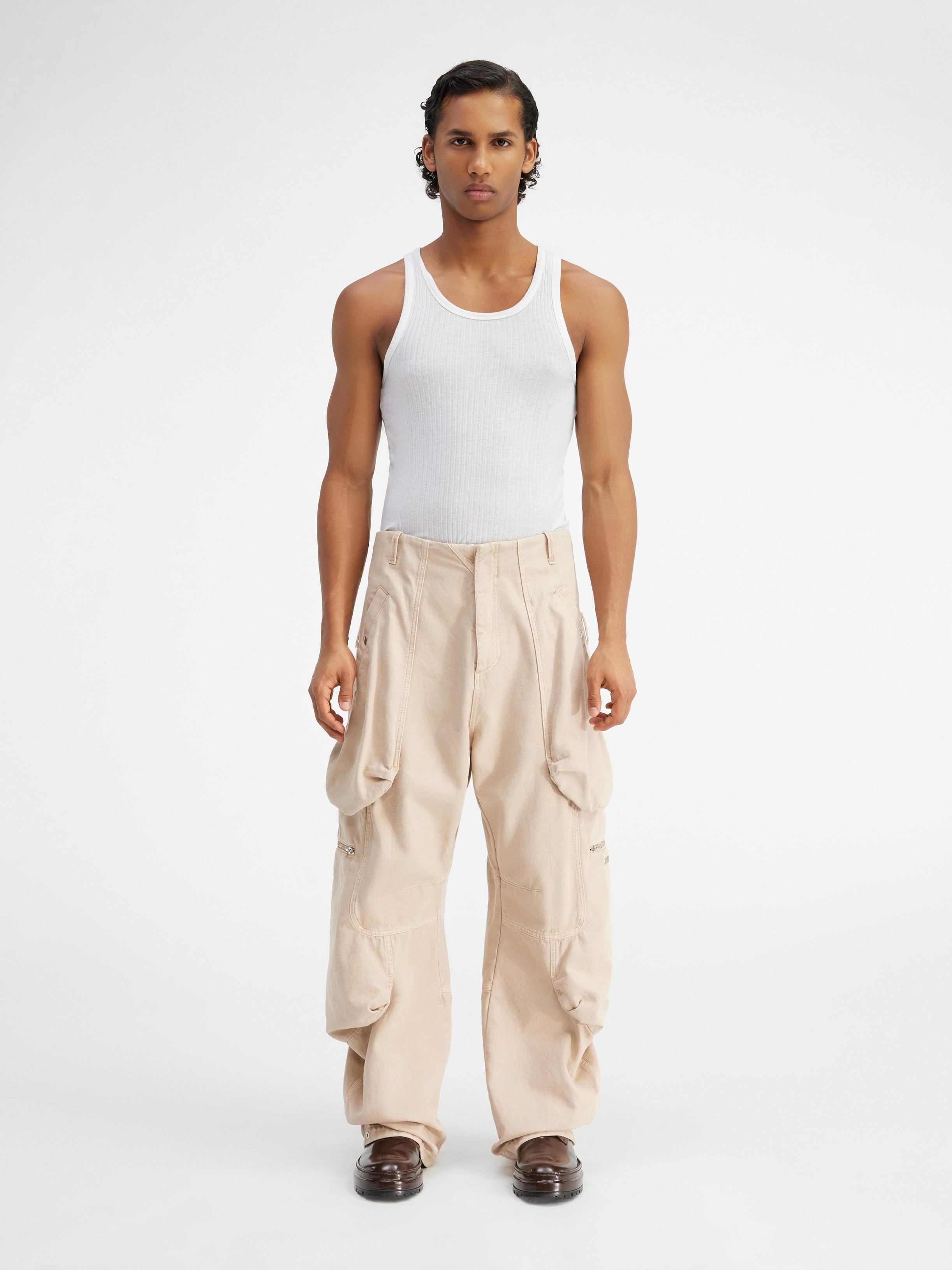 Jacquemus Le Cargo Croissant Trousers in Natural for Men | Lyst