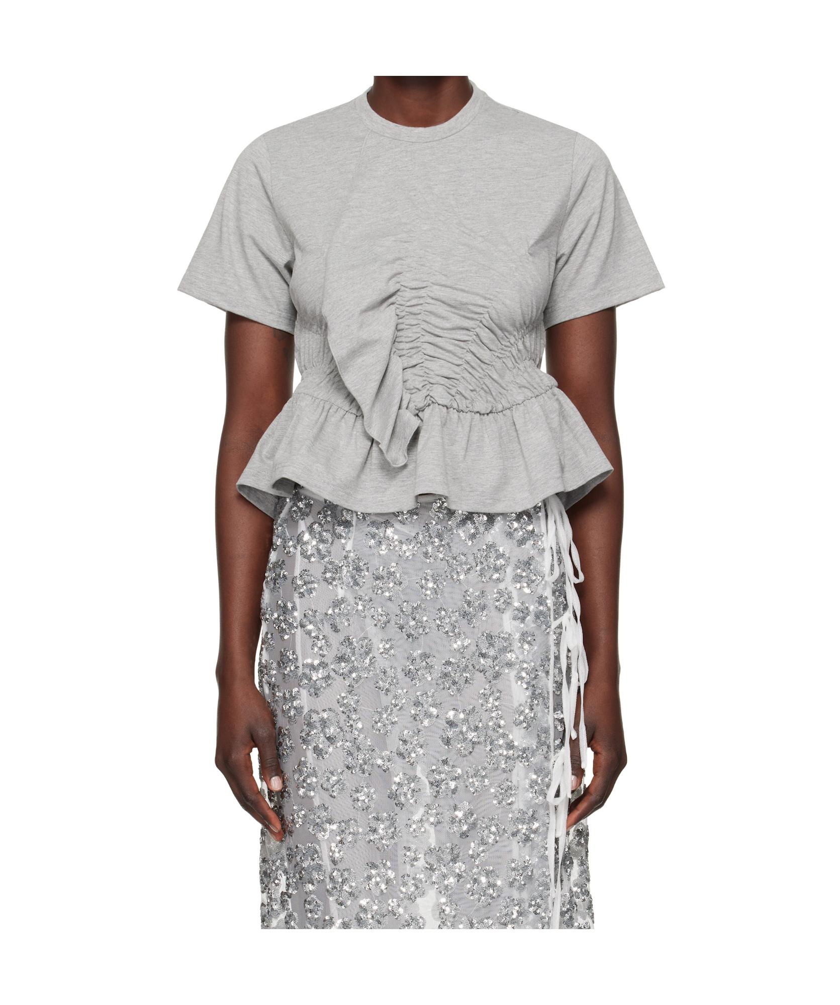 25ss 新品 CECILIE BAHNSEN ACE TOP Tシャツ ACE | TOP JERSEY GREY MELANGE