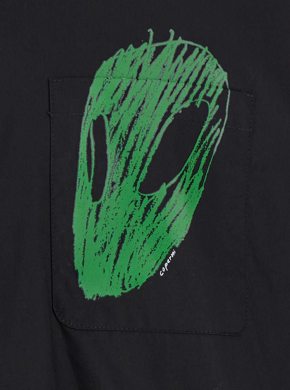 Tシャツ・カットソー Coperni ALIEN HEAD LOOSE FIT SHIRT (COPCH48F2010MEN BLK) Coperni Alien head-print T-shirt | Black | FARFETCH JO