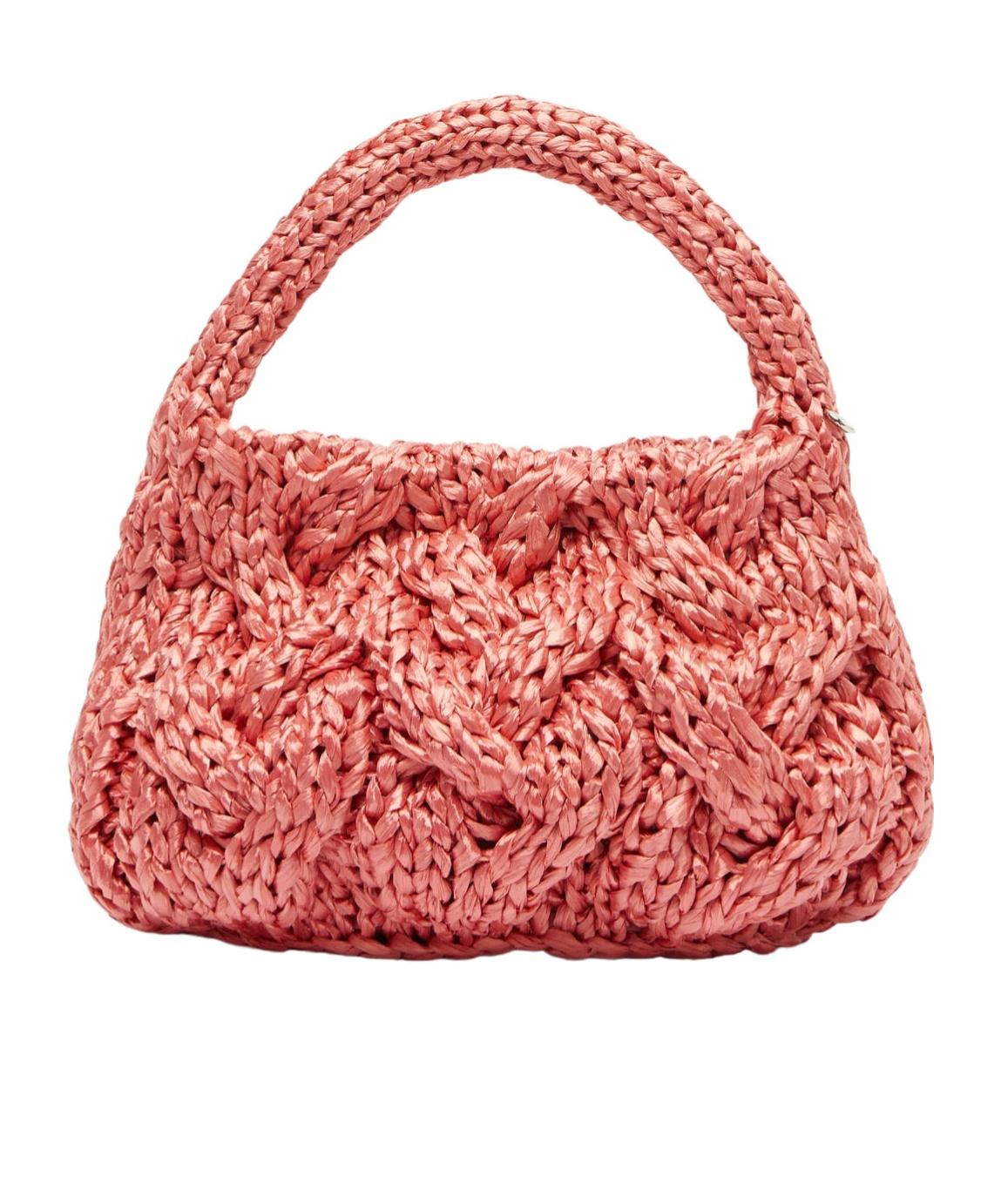 【送料&関税込】J.W. Anderson Small Cable Knitted Top Handle SMALL CABLE KNIT BAG - LEATHER DRAWCORD TOP HANDLE BAG – JW
