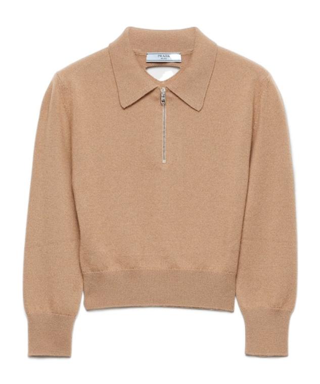 【アイスベア】Prada Full Zip knit Sweater Prada Men's Quarter-Zip Wool Sweater | Neiman Marcus