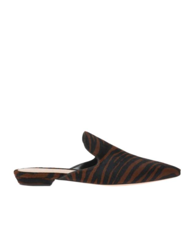 シューズ・サンダルその他 GIANVITO ROSSI Woman Flat sandals Brown G1004785RICCTZ CHOC Gianvito Rossi - Chocolate Metallic Leather Sandal, 55mm