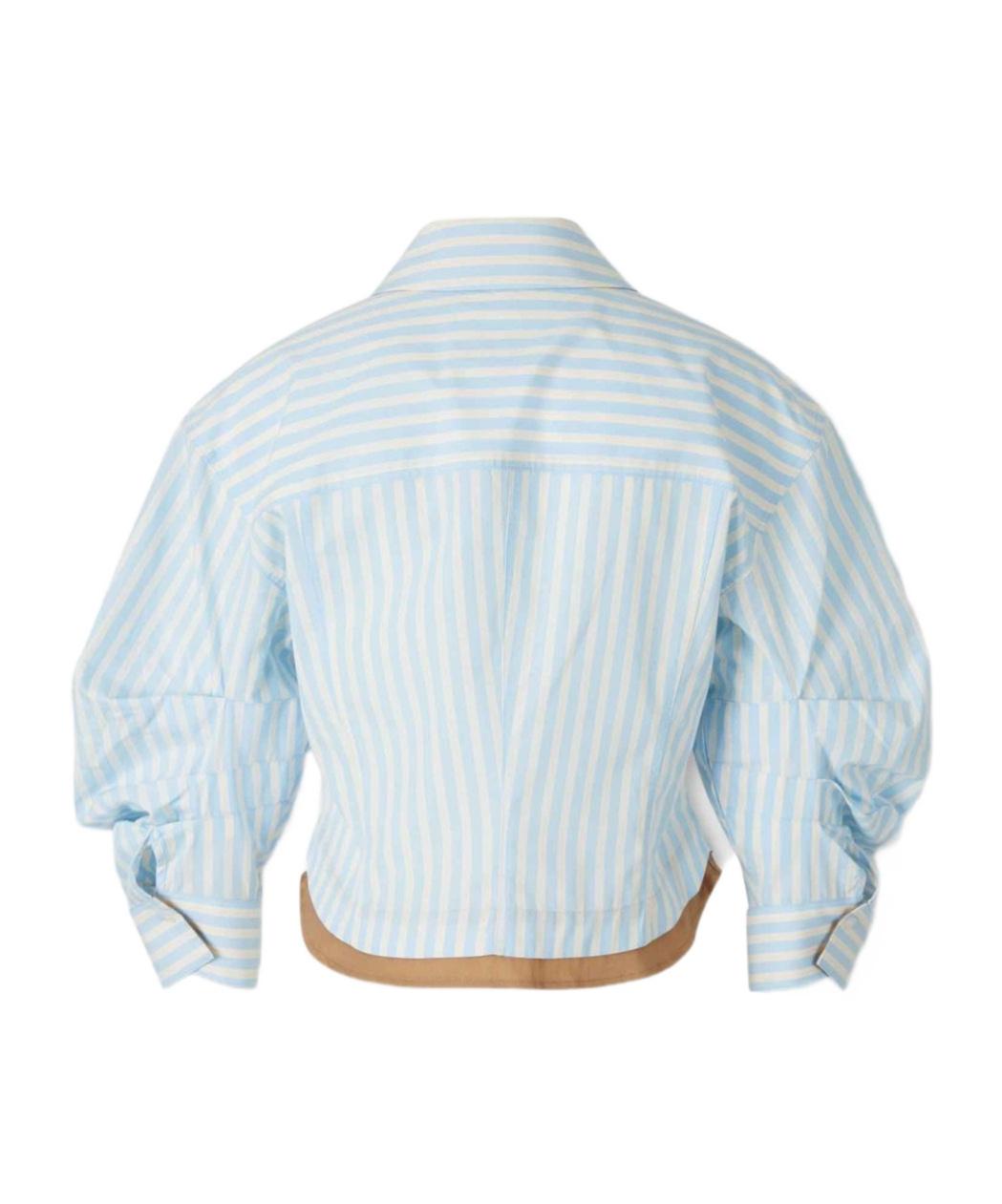 Jonathan Simkhai Striped Shirt in Blue | Lyst
