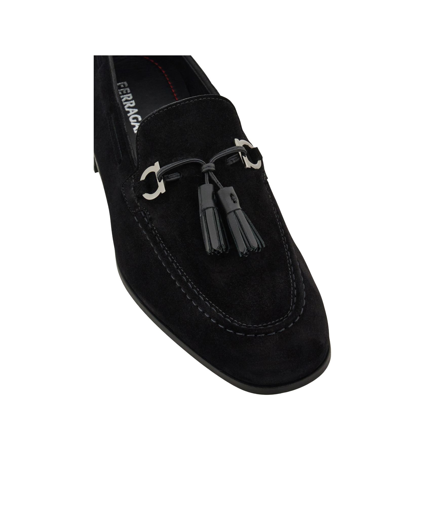 Ferragamo Tassel-Detail Loafers in Black for Men | Lyst