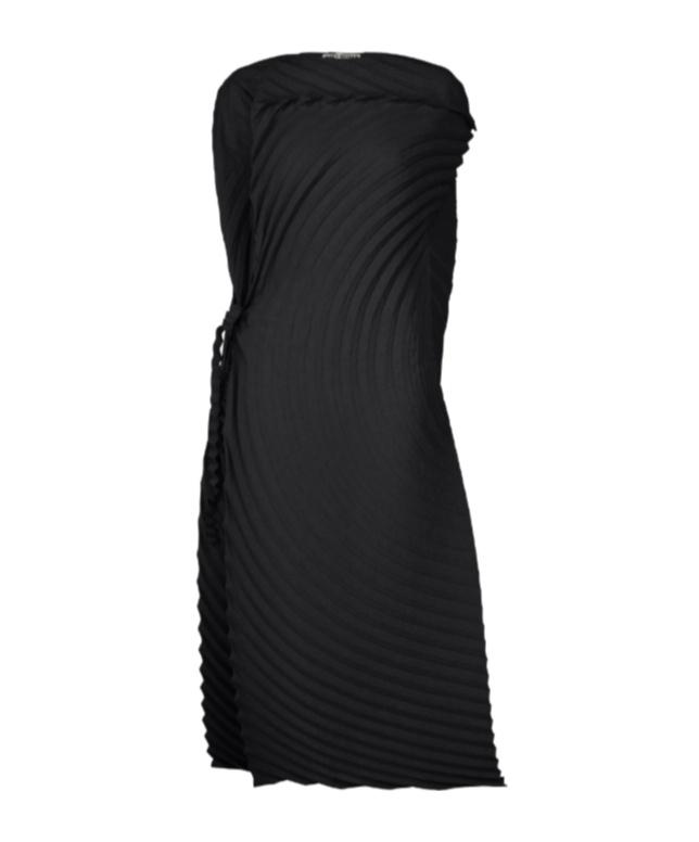 ワンピース ISSEY MIYAKE SS25 STREAM LONG DRESS (IM56KH822 15) Issey Miyake Pleated Long Dress In Black | ModeSens