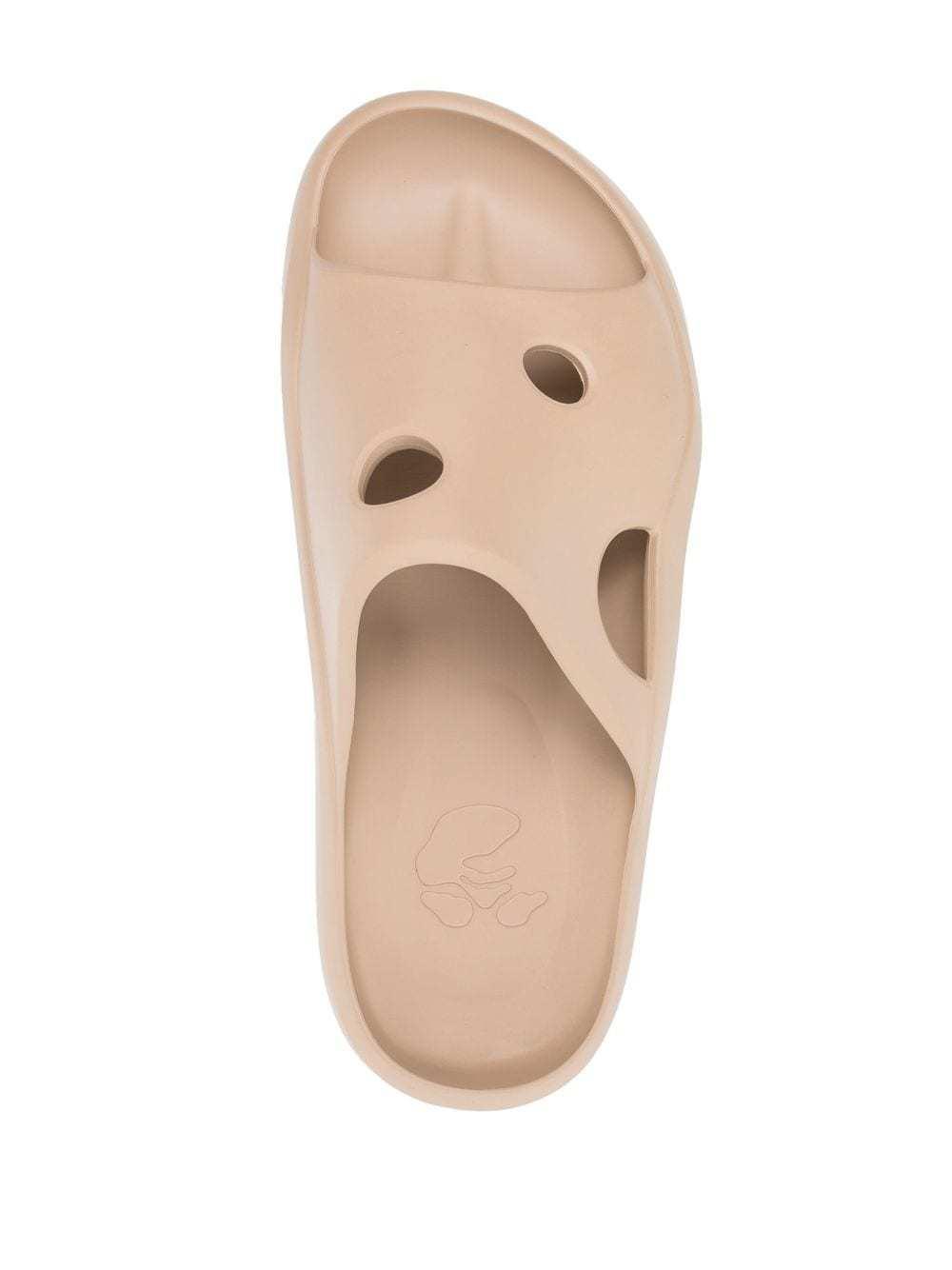 靴 Off White Meteo Cutout Slider Sandals 42 Off-White Meteor cut-out Slides | White | FARFETCH