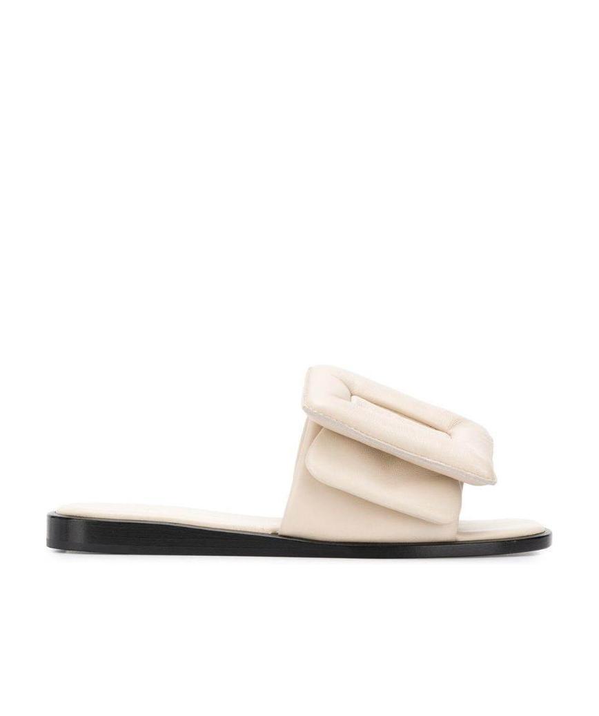 【BOYY】 Puffy Buckle Sandals 関税/送料込 BOYY Tan Puffy Buckle Sandals BOYY