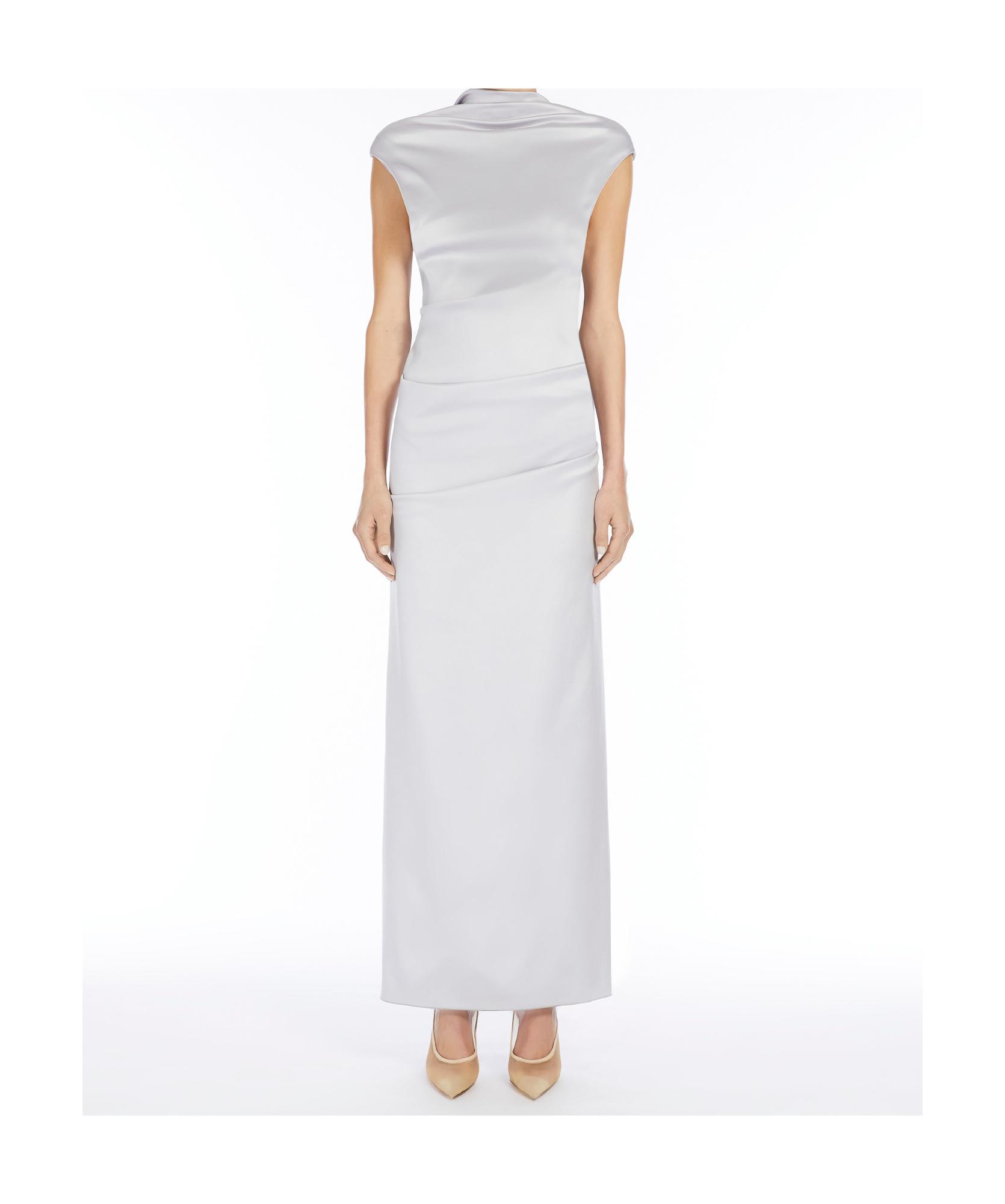 Sportmax Slim-Fit Draped Dress in White | Lyst