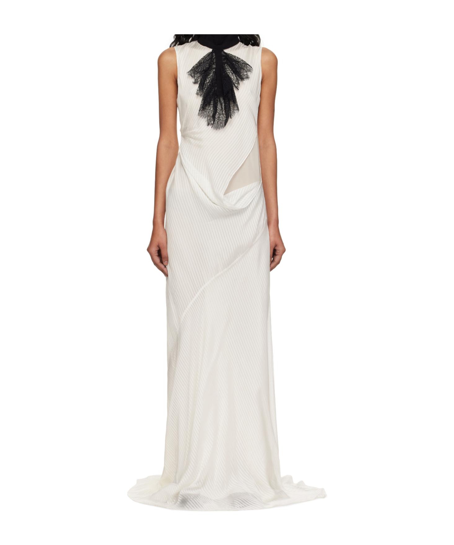 sachin and babi light blue dress Ann Demeulemeester - Ingeborg Open-back Velvet Halterneck Gown - Black