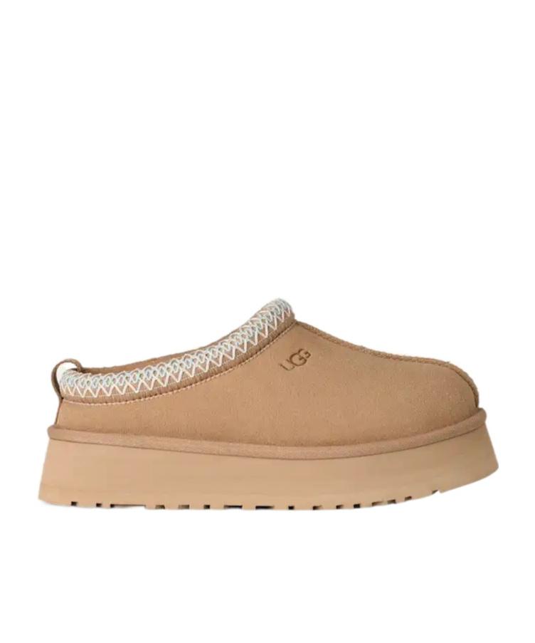 サンダル UGG Tasman Brown Plaited Hem Mules in Suede Woman UGG Women's Tasman - FREE Shipping & FREE Returns - Women's