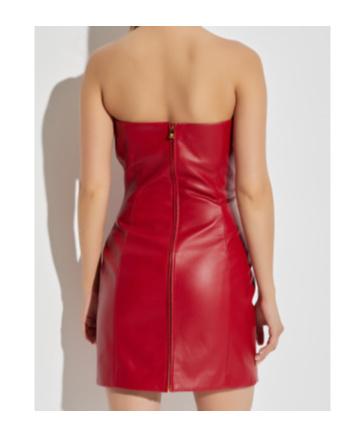 Versace Leather Dresses for Women | Lyst