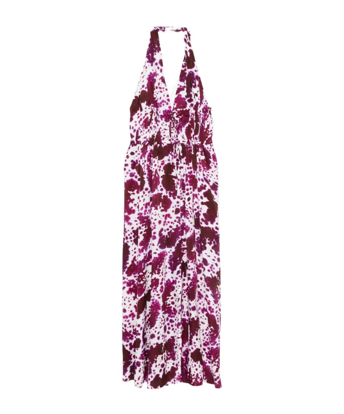 【Dries Van Noten】ウールブレンドミディドレス Dries Van Noten】ウールブレンドミディドレス Floral silk