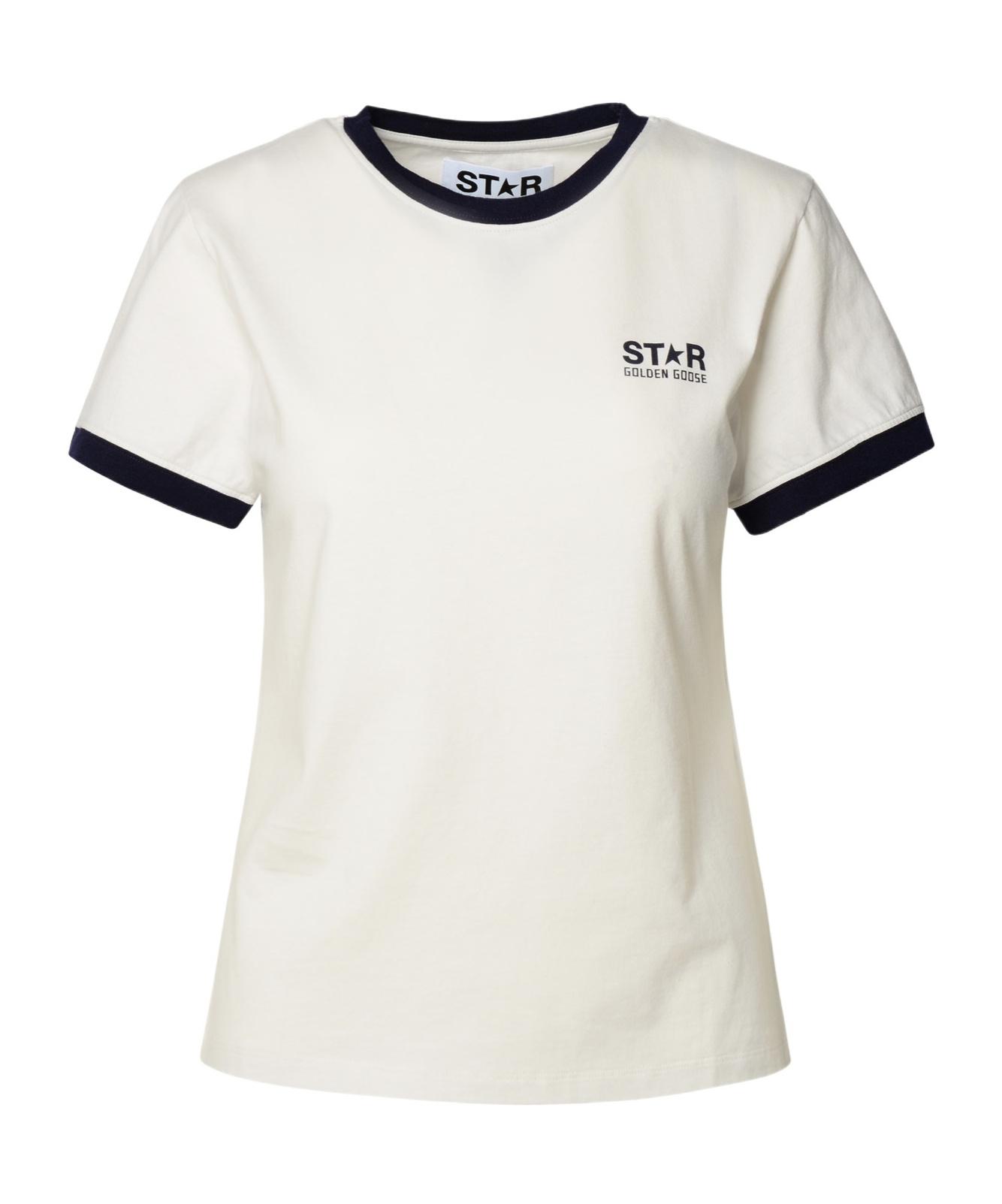 Golden Goose T-Shirt With Logo in White | Lyst Golden Goose T-Shirt With Logo in White | Lyst
