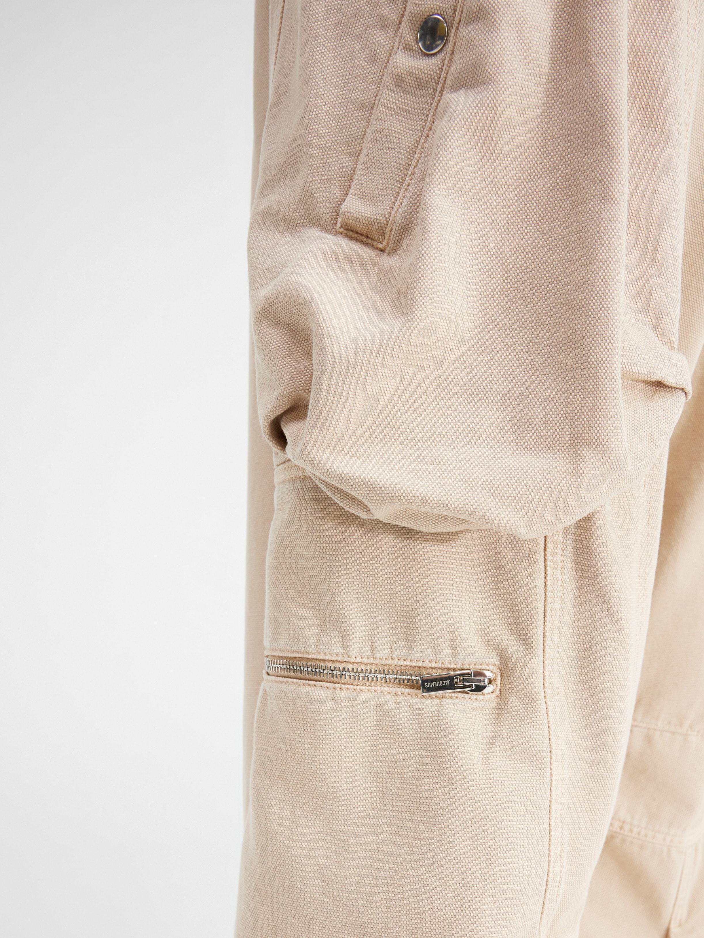 Jacquemus Le Cargo Croissant Trousers in Natural for Men | Lyst