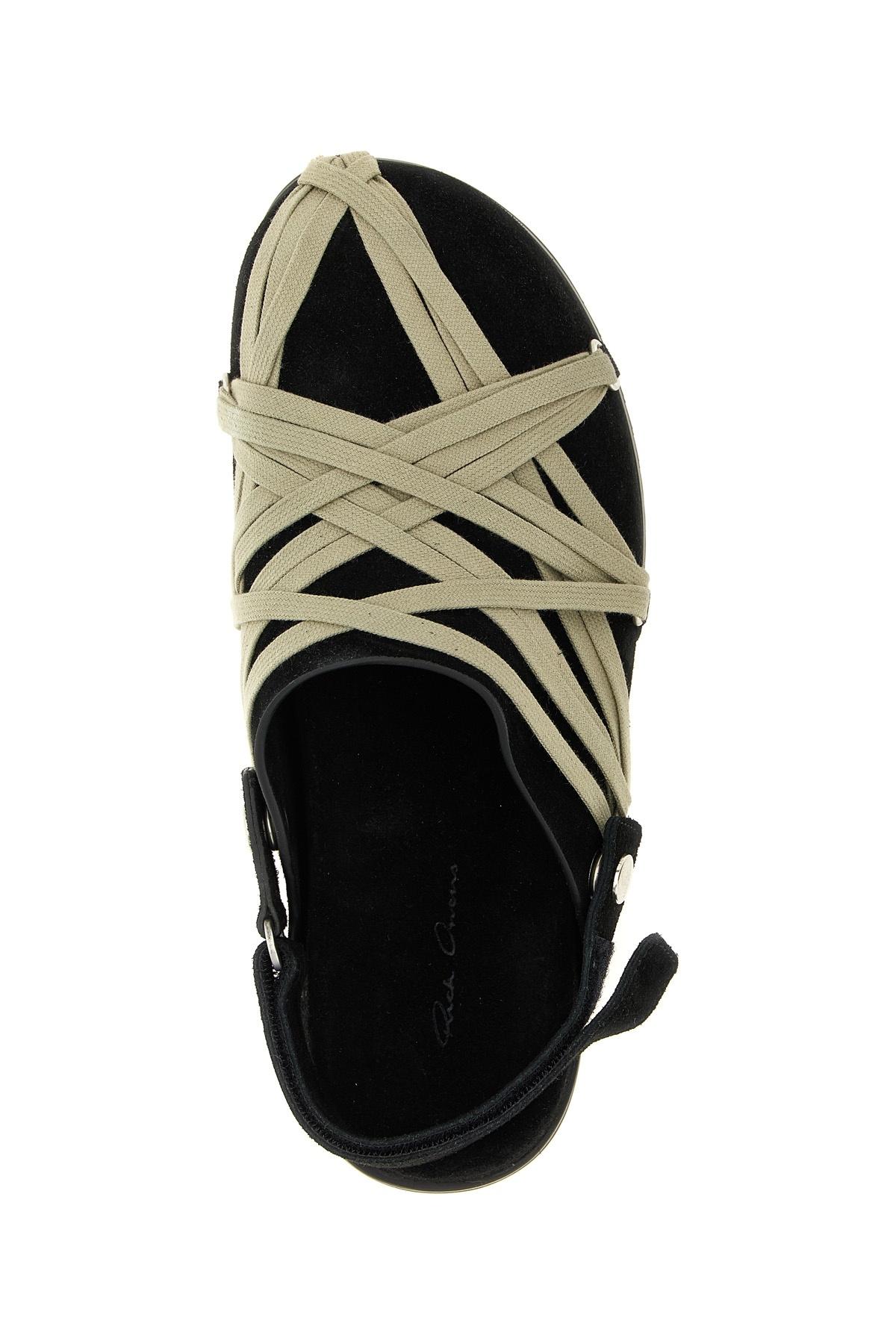 サンダル RICK OWENS Men Sandals RU01E5800 LLP09 BLACK RICK OWENS - SHOES - Rick Owens