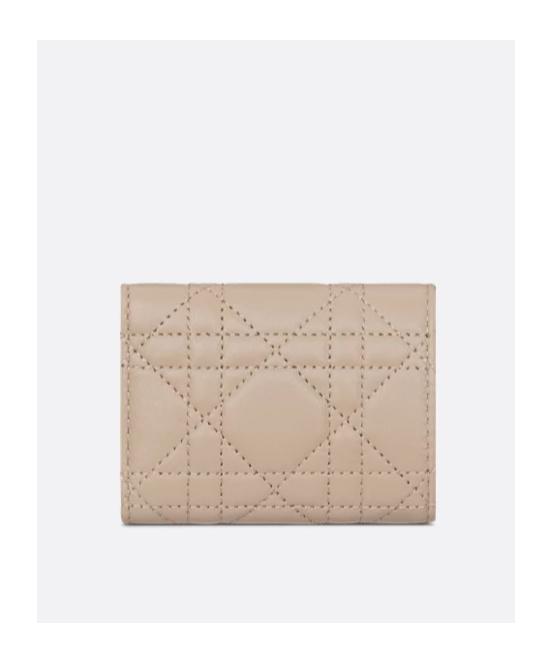【DIOR】MY DIOR VERONIA WALLET My Dior Veronia Wallet Desert Taupe Cannage Lambskin | DIOR